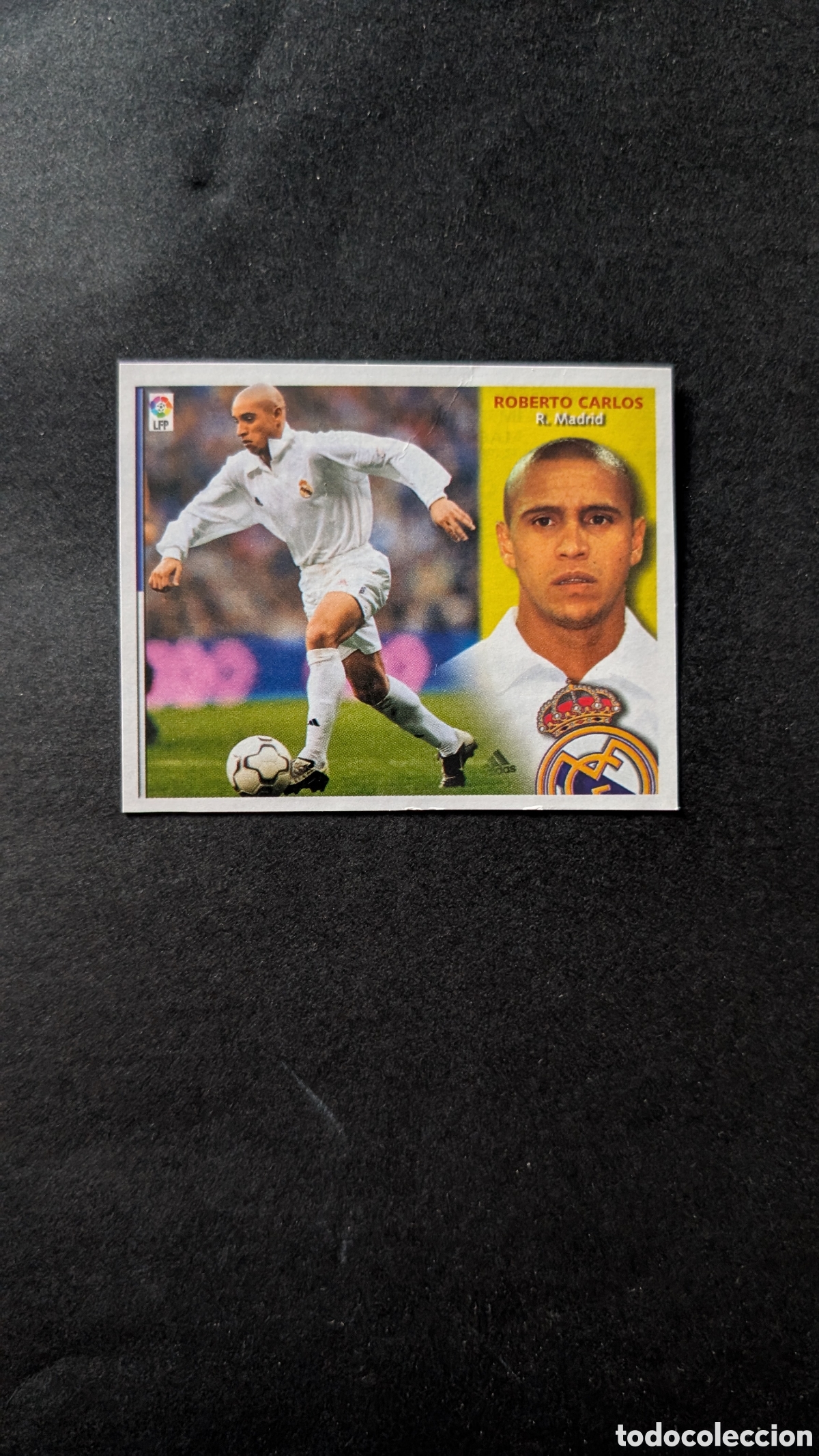 Football Stickers: ROBERTO CARLOS REAL MADRID LIGA ESTE 2002/03 02 03 RECORTADO