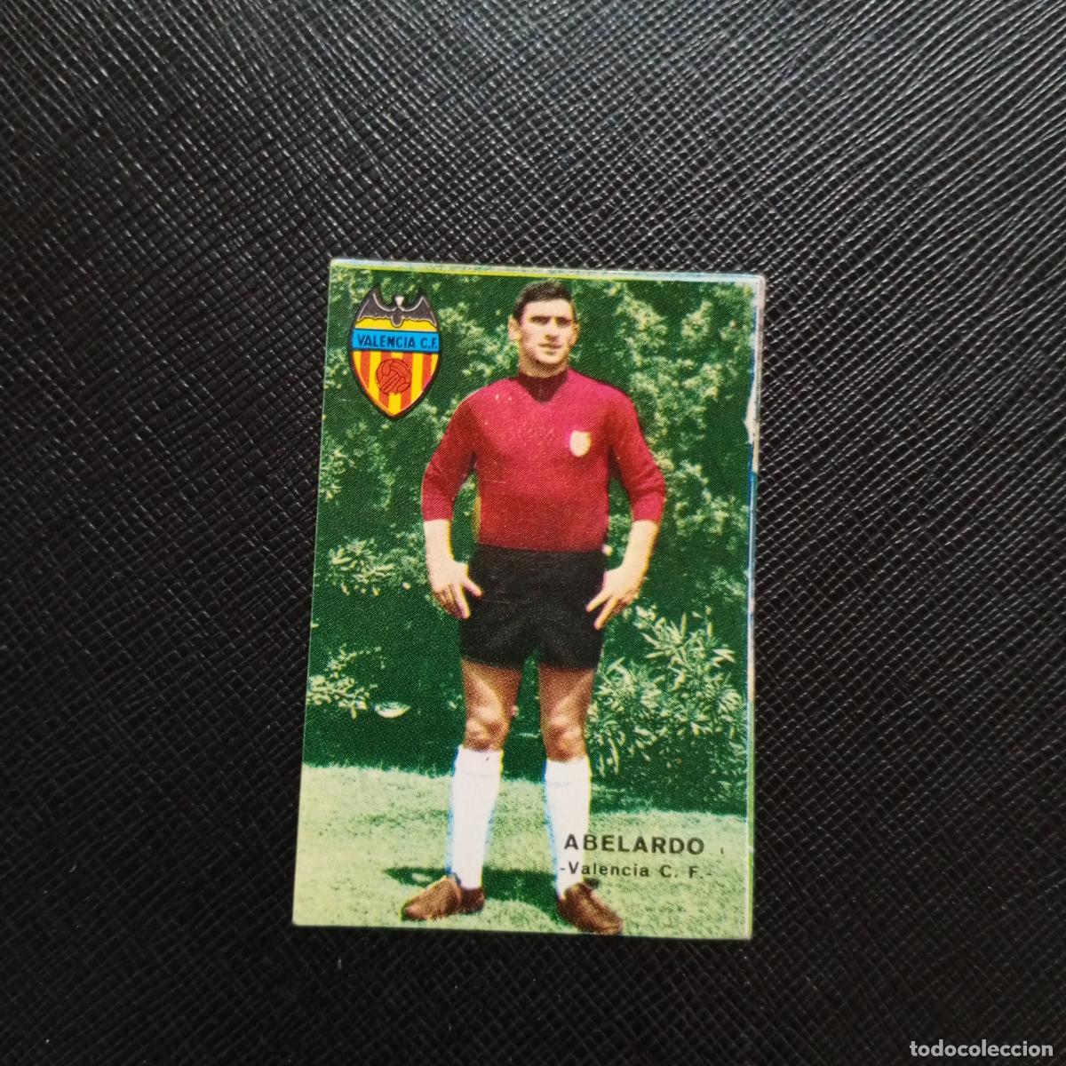 Cartes &agrave; collectionner de Football: ABELARDO VALENCIA FHER 1967 1968 CROMO FUTBOL 67 68 LIGA - SIN PEGAR - A43 PG32