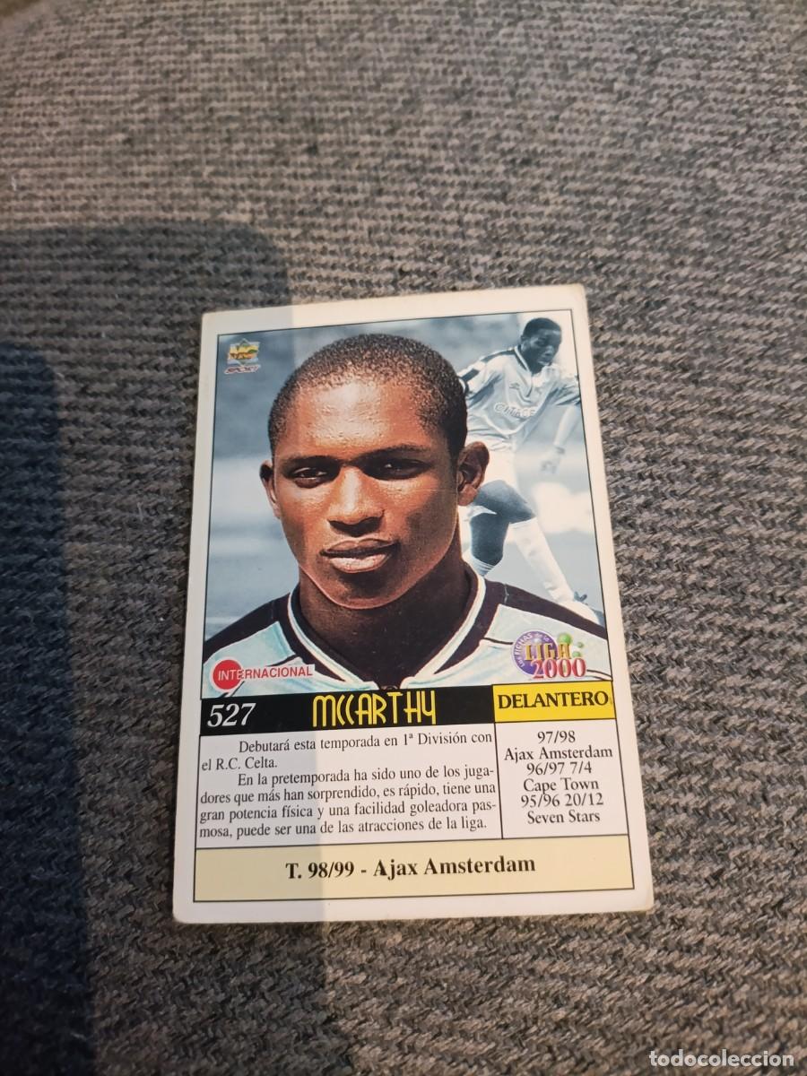 Cromos de f&uacute;tbol: Mundicromo 2000 McCarthy Celta de Vigo - Foto 2