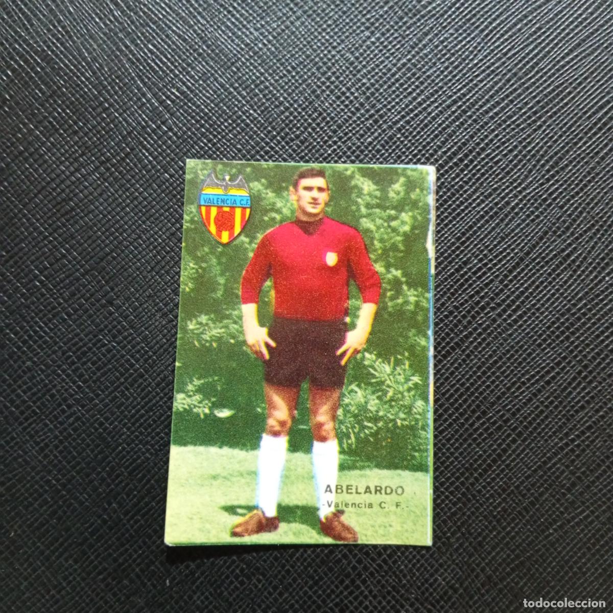Cartes &agrave; collectionner de Football: ABELARDO VALENCIA FHER 1967 1968 CROMO FUTBOL 67 68 LIGA - SIN PEGAR - A43 PG32 B