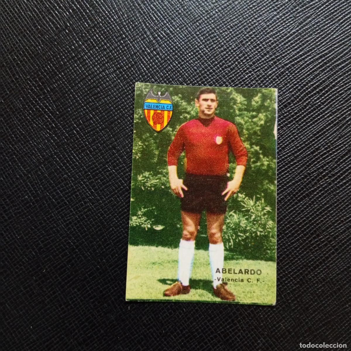 Cartes &agrave; collectionner de Football: ABELARDO VALENCIA FHER 1967 1968 CROMO FUTBOL 67 68 LIGA - SIN PEGAR - A43 PG33