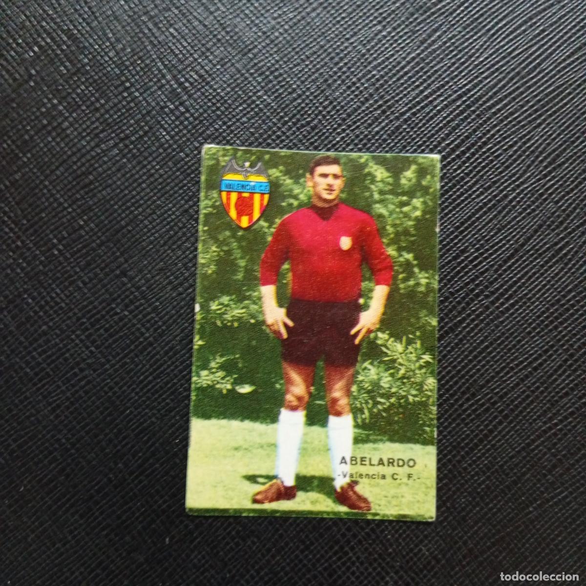 Cartes &agrave; collectionner de Football: ABELARDO VALENCIA FHER 1967 1968 CROMO FUTBOL 67 68 LIGA - SIN PEGAR - A43 PG34