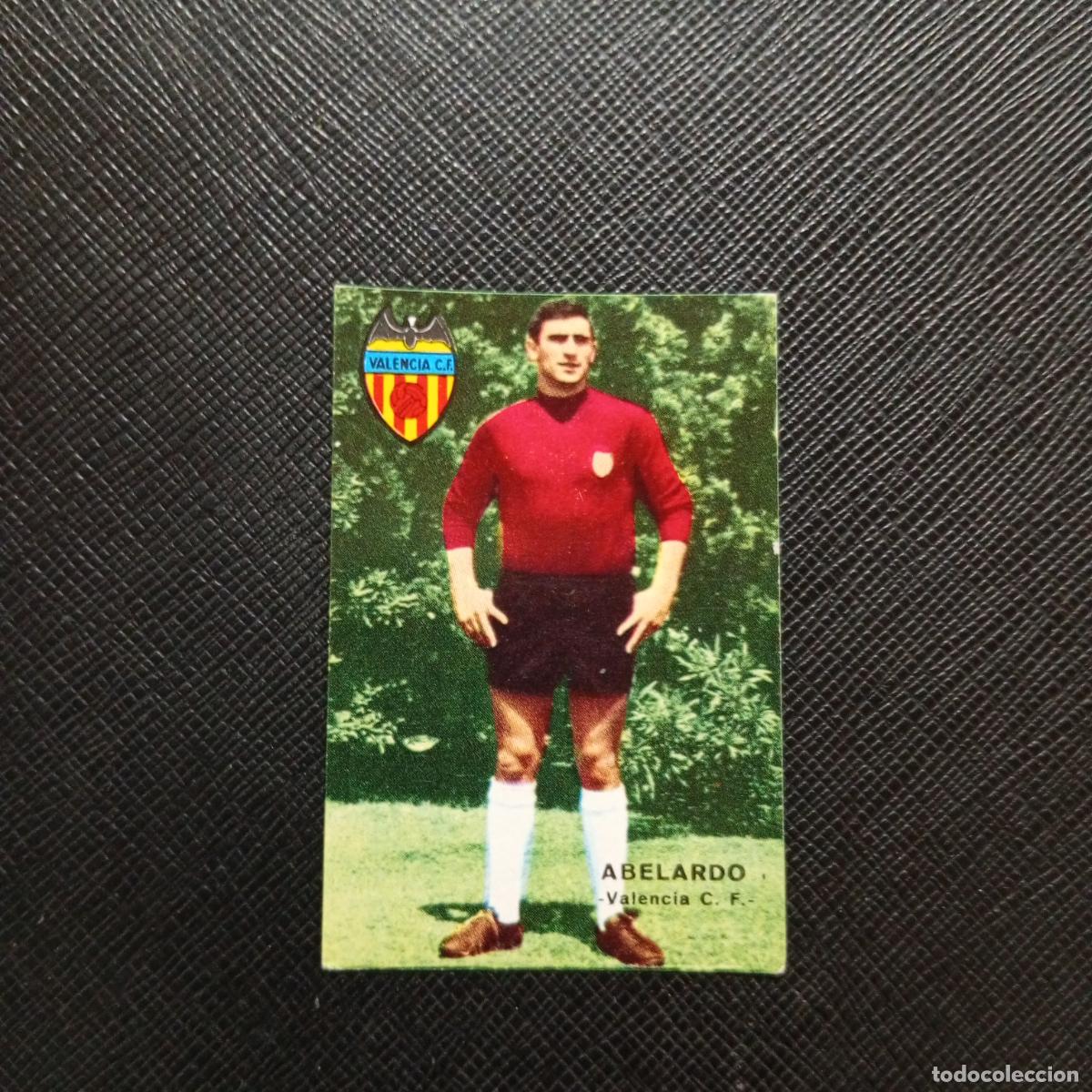 Cartes &agrave; collectionner de Football: ABELARDO VALENCIA FHER 1967 1968 CROMO FUTBOL 67 68 LIGA - SIN PEGAR - A43 PG34 B