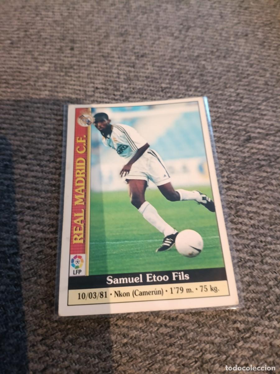 Cartes &agrave; collectionner de Football: Mundicromo 2000 Etoo Real Madrid