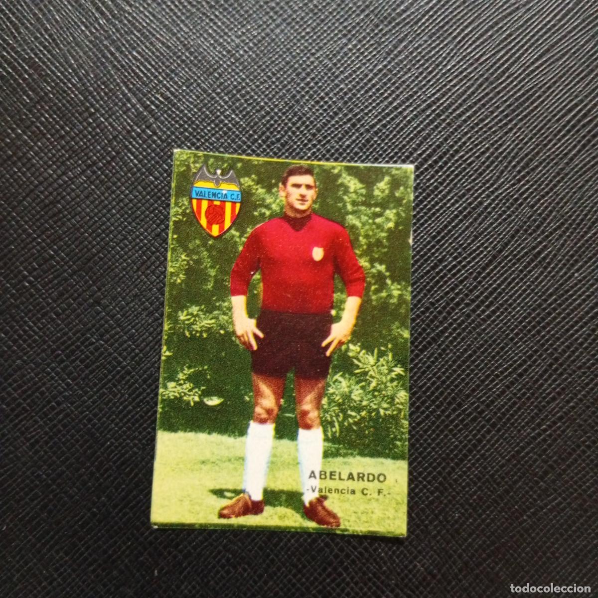 Cromos de f&uacute;tbol: ABELARDO VALENCIA FHER 1967 1968 CROMO FUTBOL 67 68 LIGA - SIN PEGAR - A43 PG38