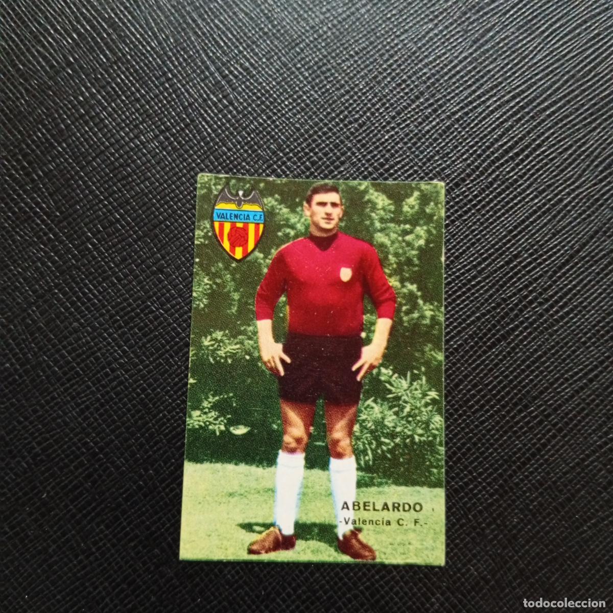 Cromos de f&uacute;tbol: ABELARDO VALENCIA FHER 1967 1968 CROMO FUTBOL 67 68 LIGA - SIN PEGAR - A43 PG39 B