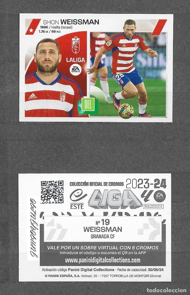 Cromos de f&uacute;tbol: Liga este 23/24 - Weissman - N&ordm; 19 - Granada CF