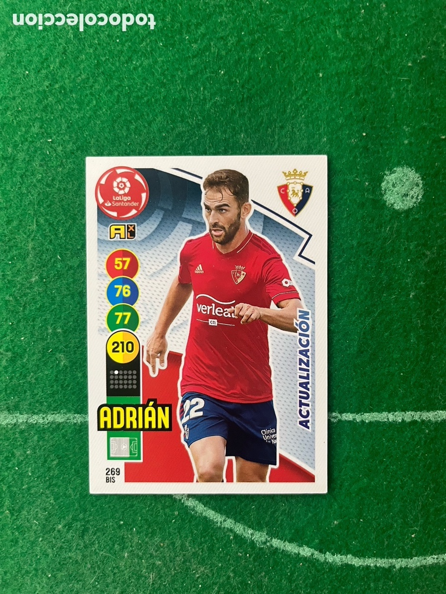 Cromos de f&uacute;tbol: 269 BIS ADRI&Aacute;N OSASUNA ADRENALYN 2020 2021 PANINI ACTUALIZACI&Oacute;N