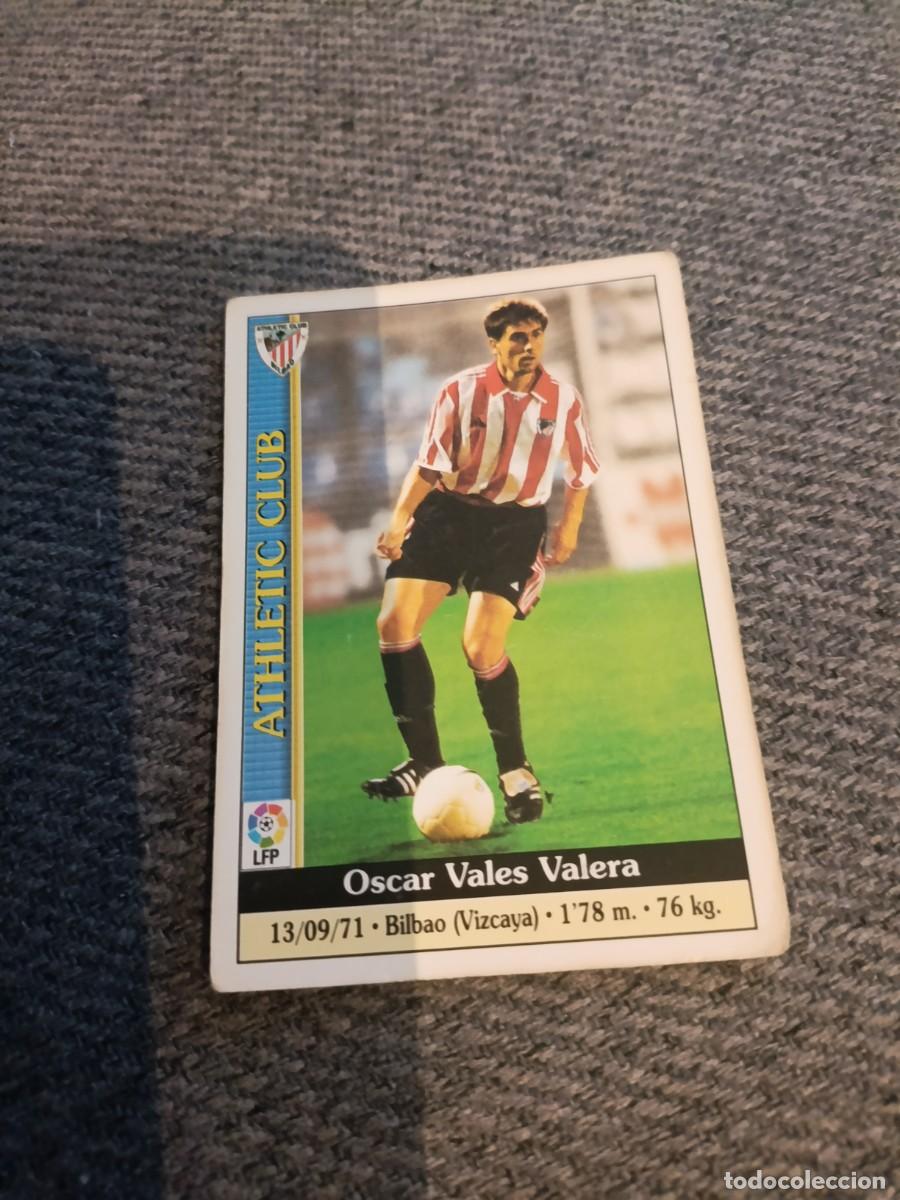Cromos de f&uacute;tbol: Mundicromo 2000 &Oacute;scar Vales Athletic club de Bilbao