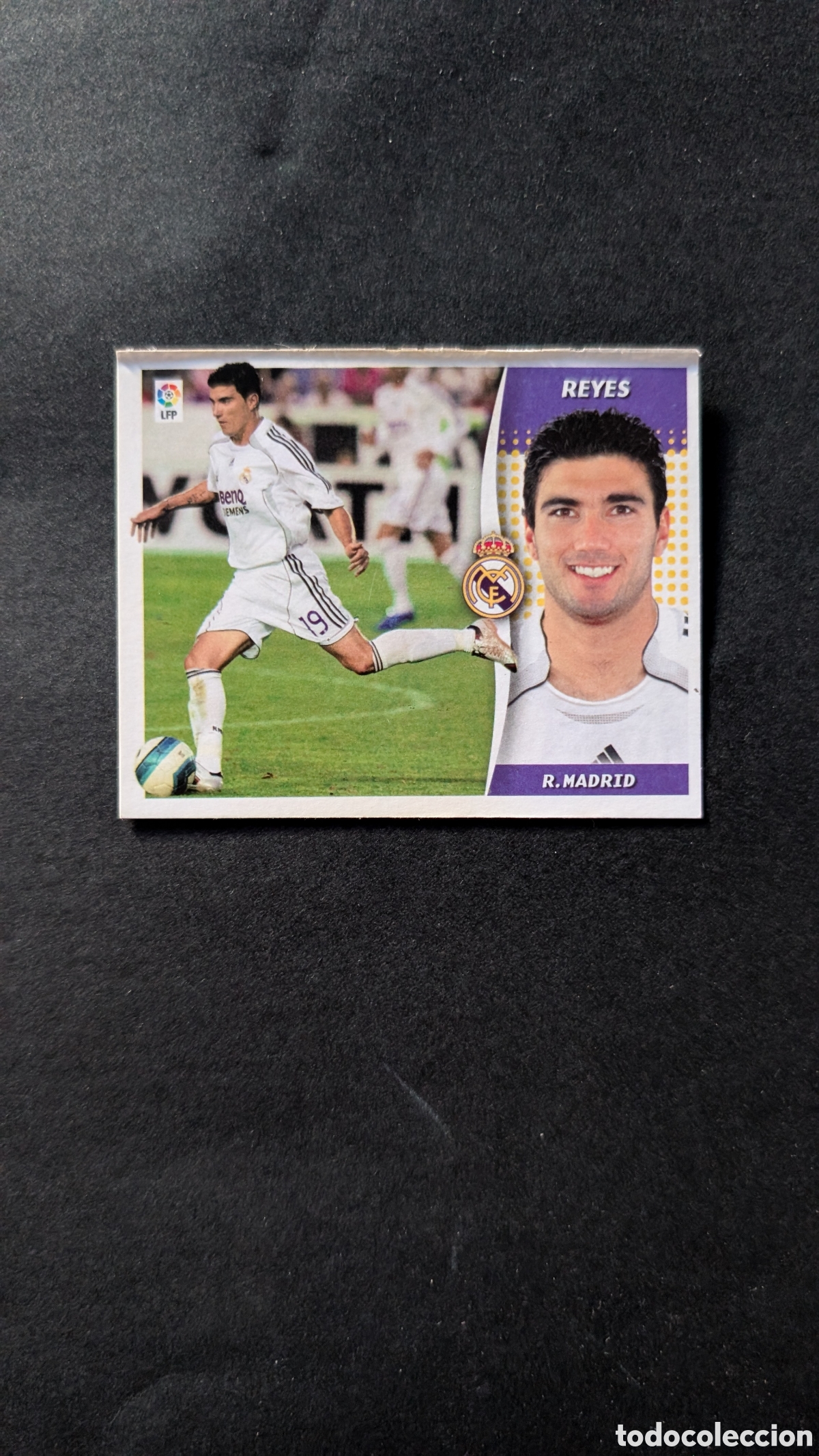 Cromos de f&uacute;tbol: REYES REAL MADRID COLOCA LIGA ESTE 2006/07 06 07 VENTANILLA M&Iacute;NIMA