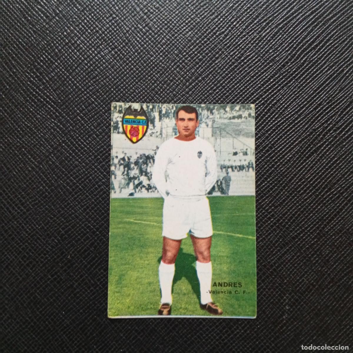Cromos de f&uacute;tbol: ANDRES VALENCIA FHER 1967 1968 CROMO FUTBOL 67 68 LIGA - SIN PEGAR - A43 PG42