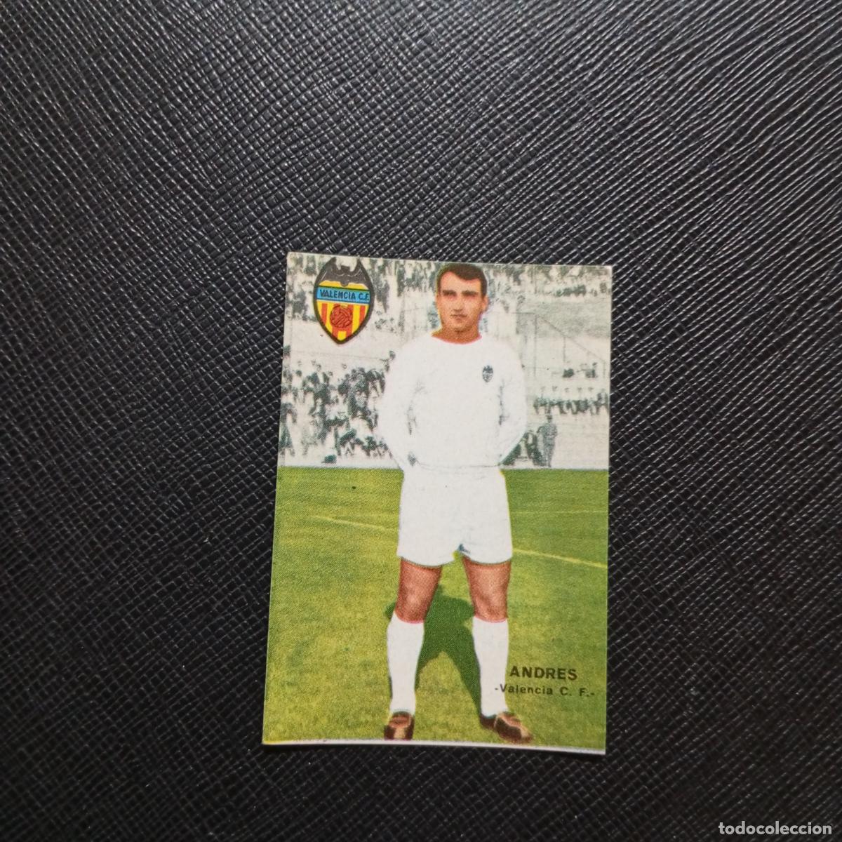 Cromos de f&uacute;tbol: ANDRES VALENCIA FHER 1967 1968 CROMO FUTBOL 67 68 LIGA - SIN PEGAR - A43 PG42 B