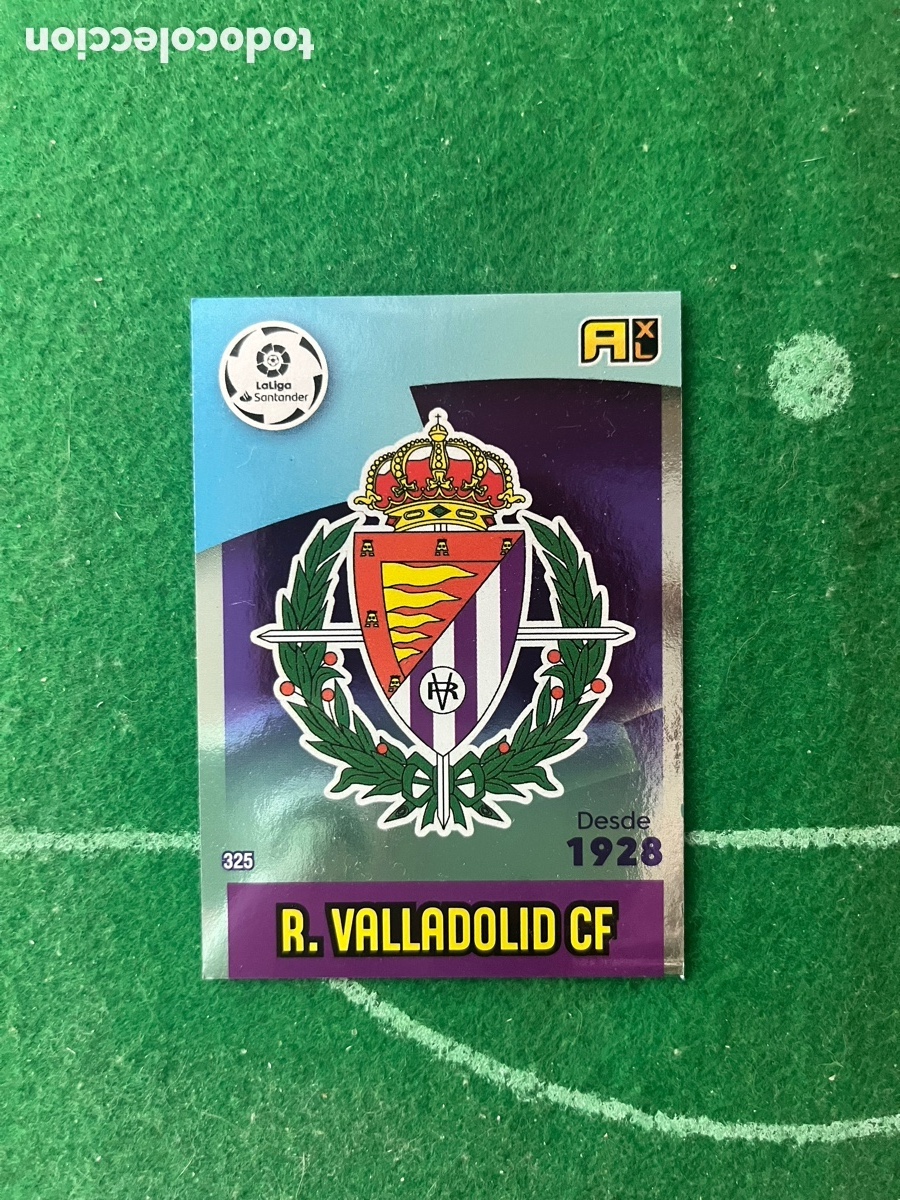 Cromos de f&uacute;tbol: 325 REAL VALLADOLID ADRENALYN 2020 2021 PANINI ESCUDO