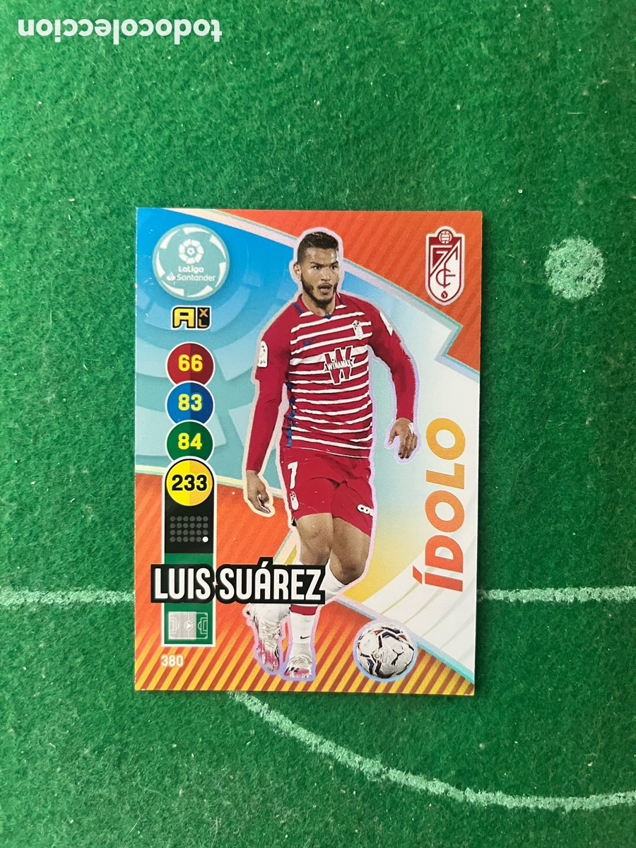 Figurine di Calcio: 380 LUIS SU&Aacute;REZ GRANADA ADRENALYN 2020 2021 PANINI &Iacute;DOLO