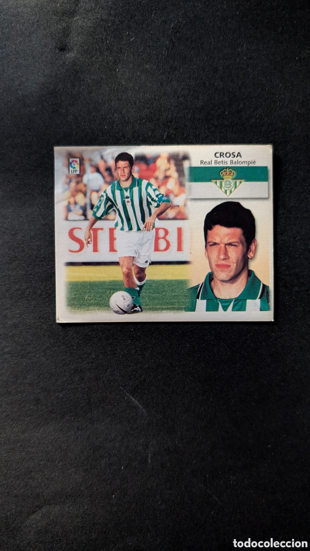 Cromos de f&uacute;tbol: CROSA BETIS COLOCA LIGA ESTE 1999/00 99 00 VENTANILLA