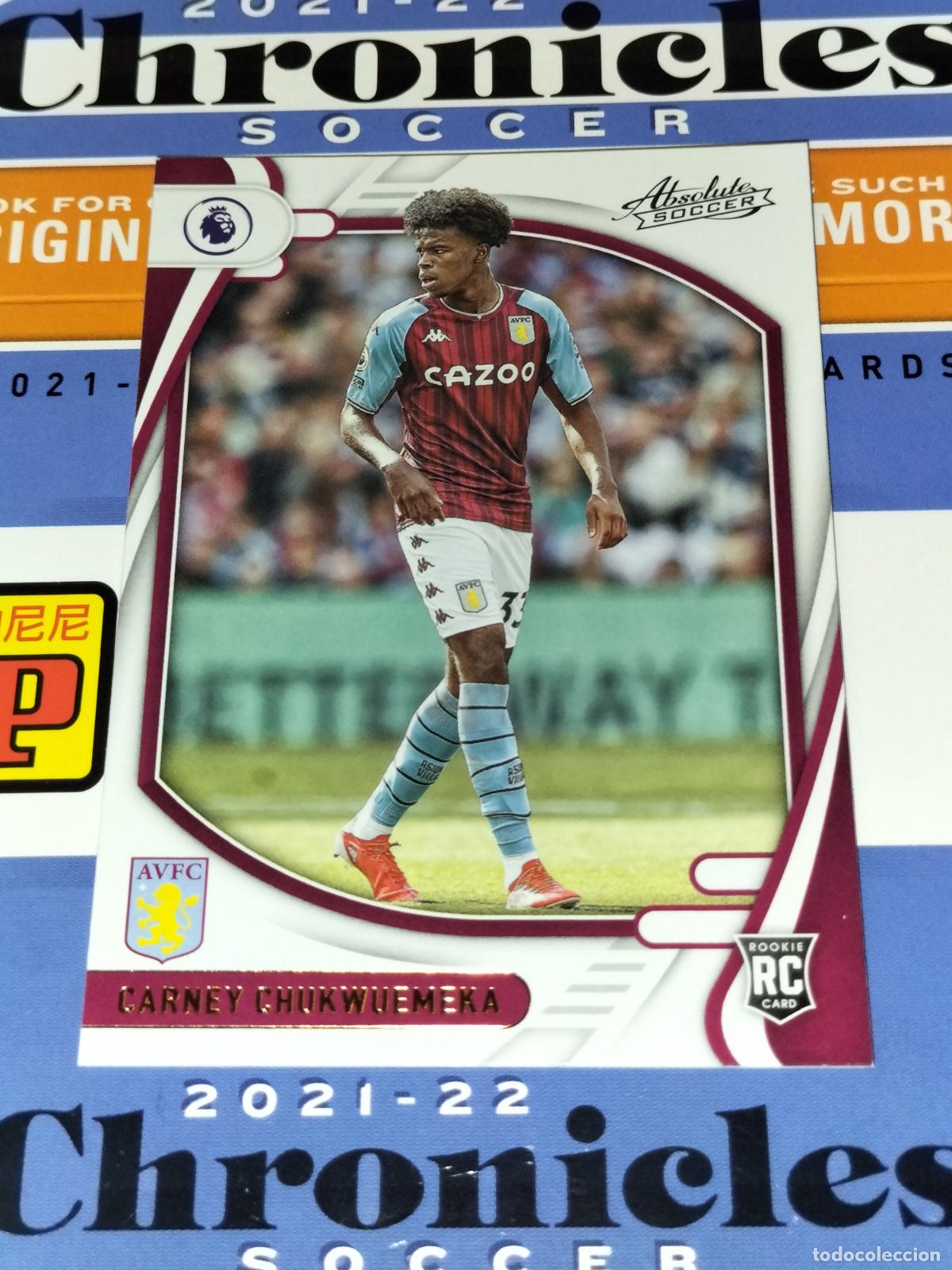 Cromos de f&uacute;tbol: 42 CARNEY CHUKWUEMEKA RC ASTON VILLA CHRONICLES ABSOLUTE PREMIER SOCCER 2021 2022 21 22 PANINI