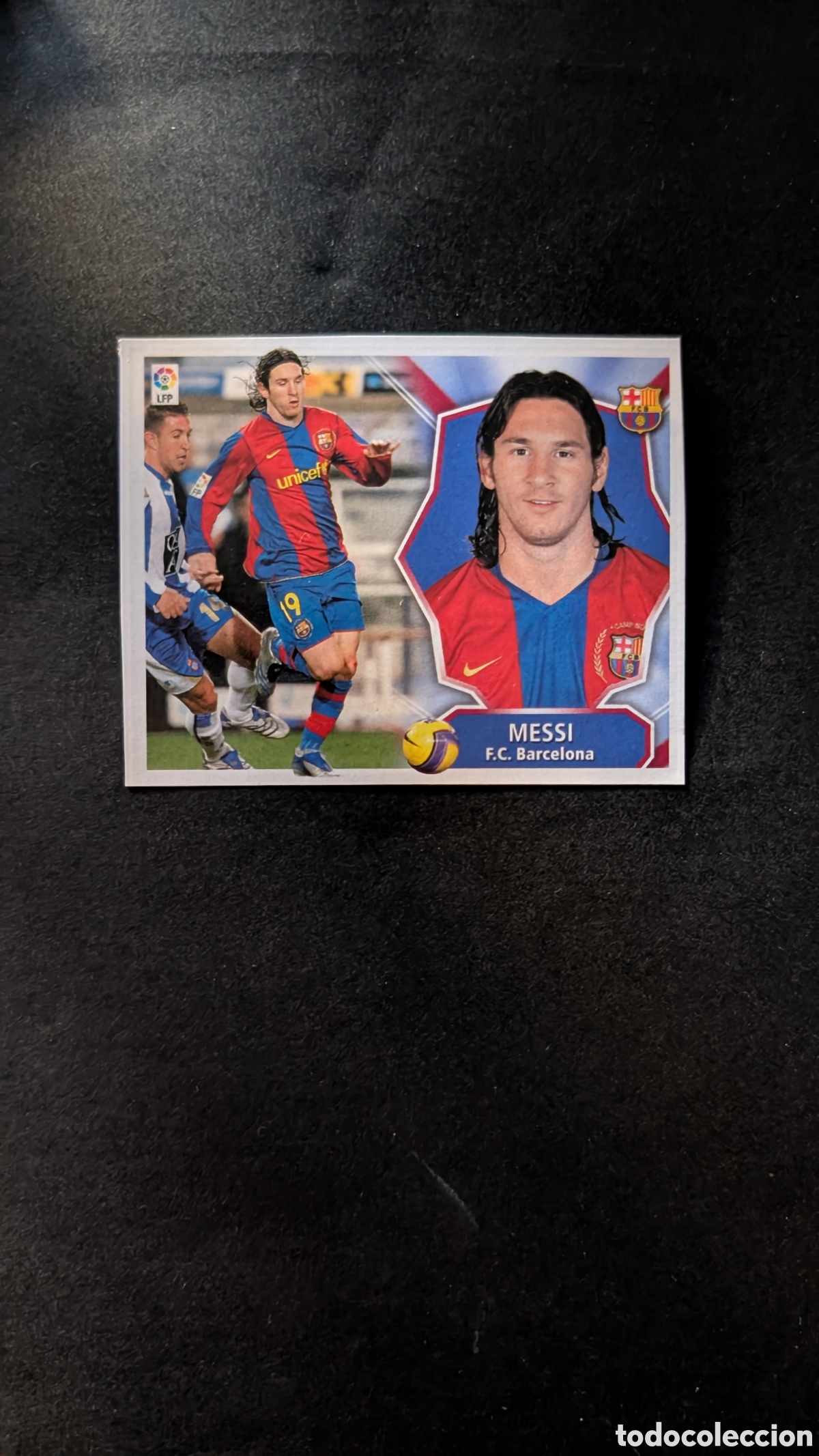 Cromos de f&uacute;tbol: MESSI BARCELONA LIGA ESTE 2008/09 08 09 RECORTADO