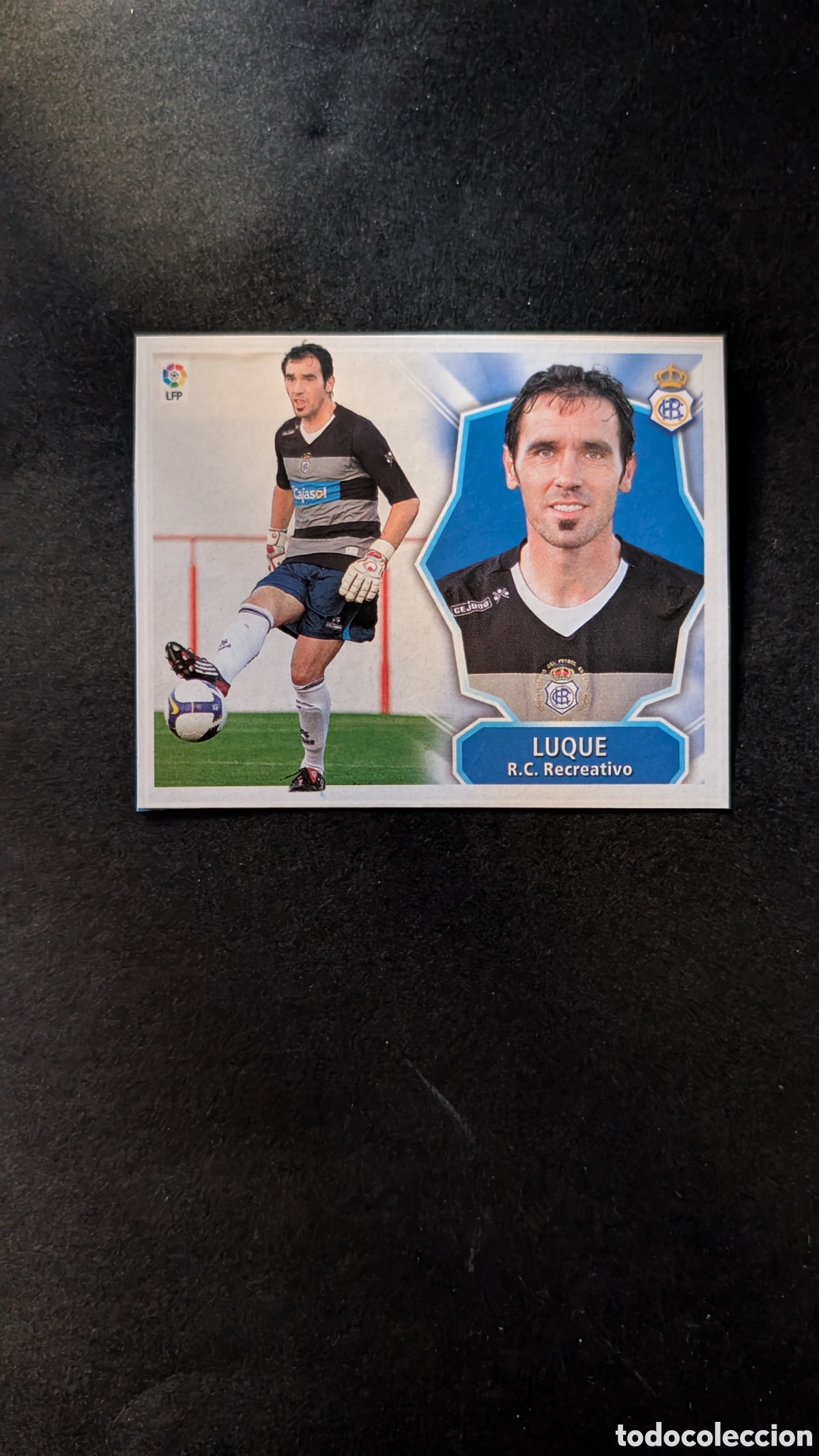 Cromos de f&uacute;tbol: LUQUE RECREATIVO HUELVA BAJA LIGA ESTE 2008/09 08 09 RECORTADO