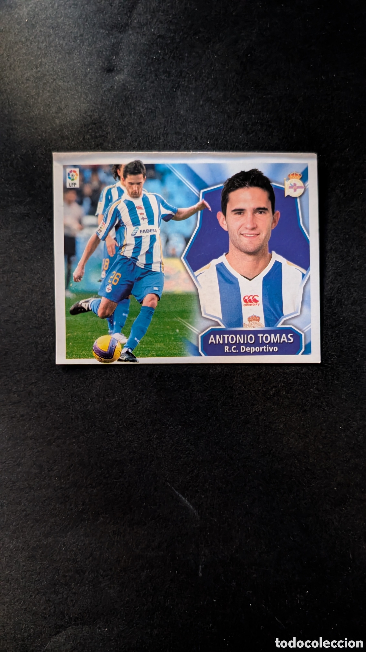 Cromos de f&uacute;tbol: ANTONIO TOMAS DEPORTIVO COLOCA LIGA ESTE 2008/09 08 09 VENTANILLA MINIMA