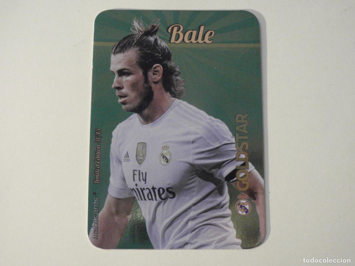 Cromos de Futebol: BALE GOLDSTAR Limited Edition 31/45. LAS FICHAS QUIZ DE LA LIGA 2015 2016 MUNDICROMO 15 16