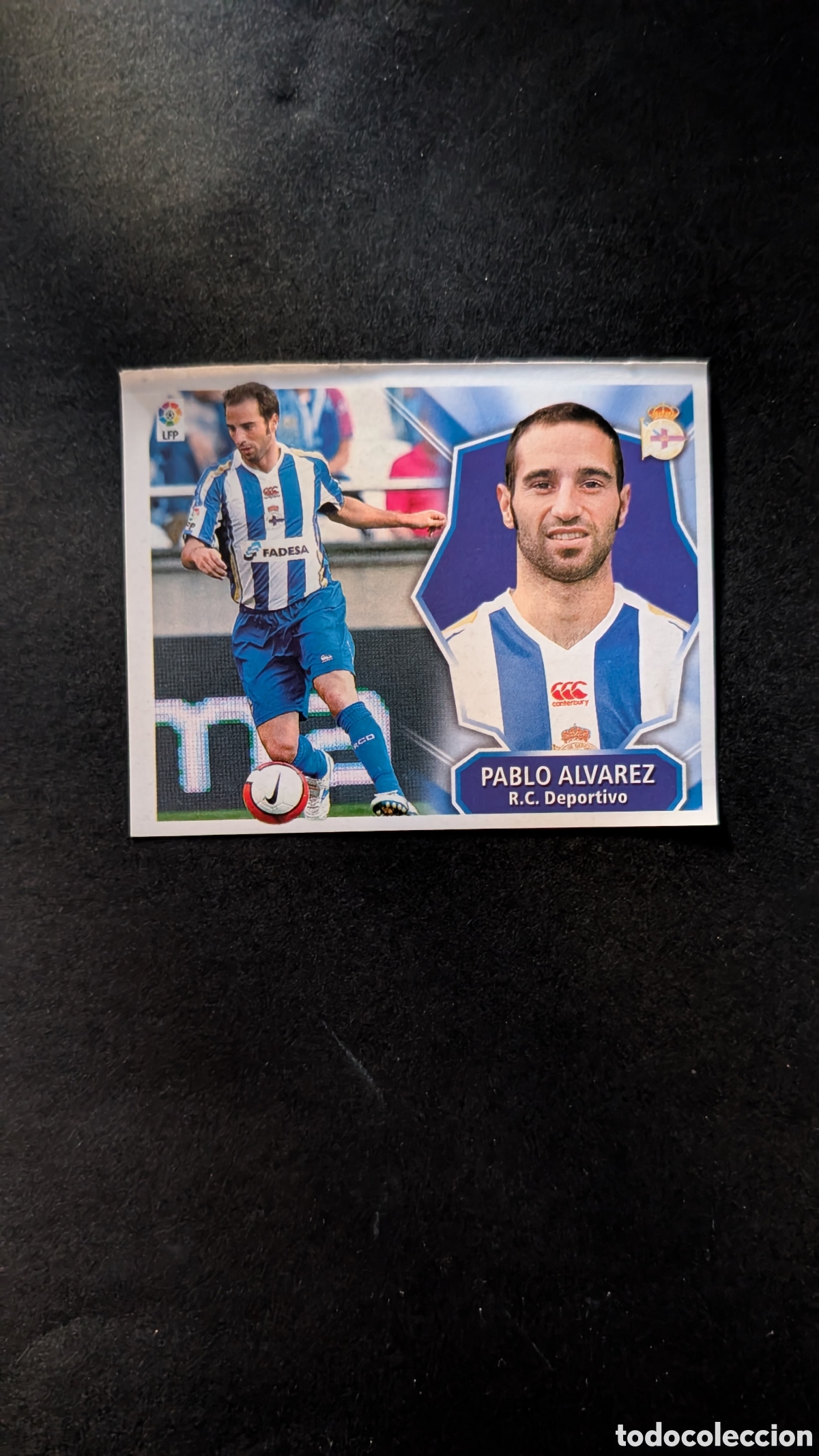 Cromos de Futebol: PABLO &Aacute;LVAREZ DEPORTIVO COLOCA LIGA ESTE 2008/09 08 09 VENTANILLA MINIMA