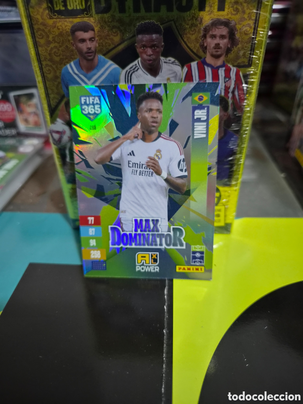 Cromos de f&uacute;tbol: N&deg;289 Max Dominator Vini Jr. FIFA 365 2027