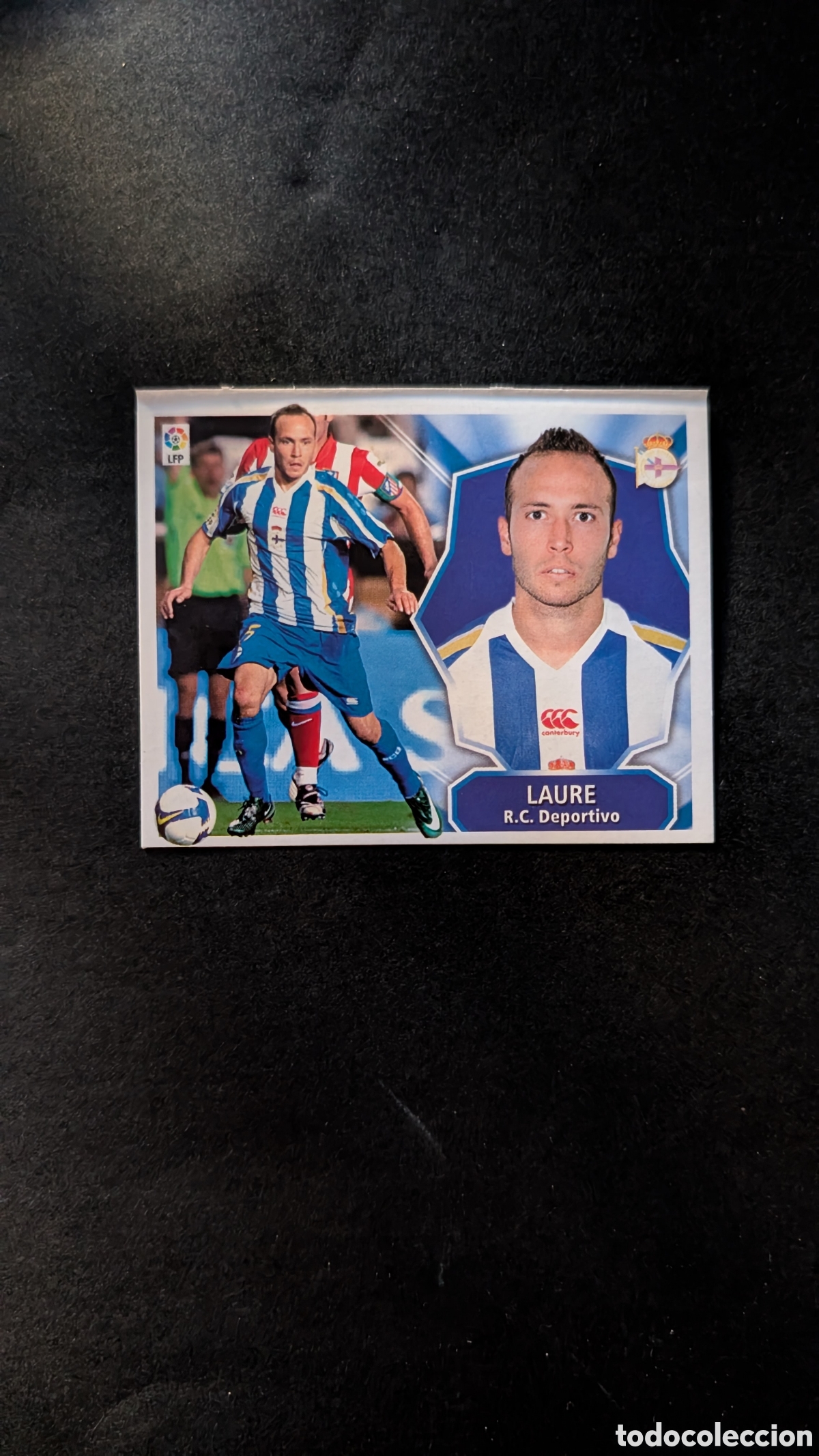 Cromos de f&uacute;tbol: LAURE DEPORTIVO COLOCA LIGA ESTE 2008/09 08 09 VENTANILLA MINIMA