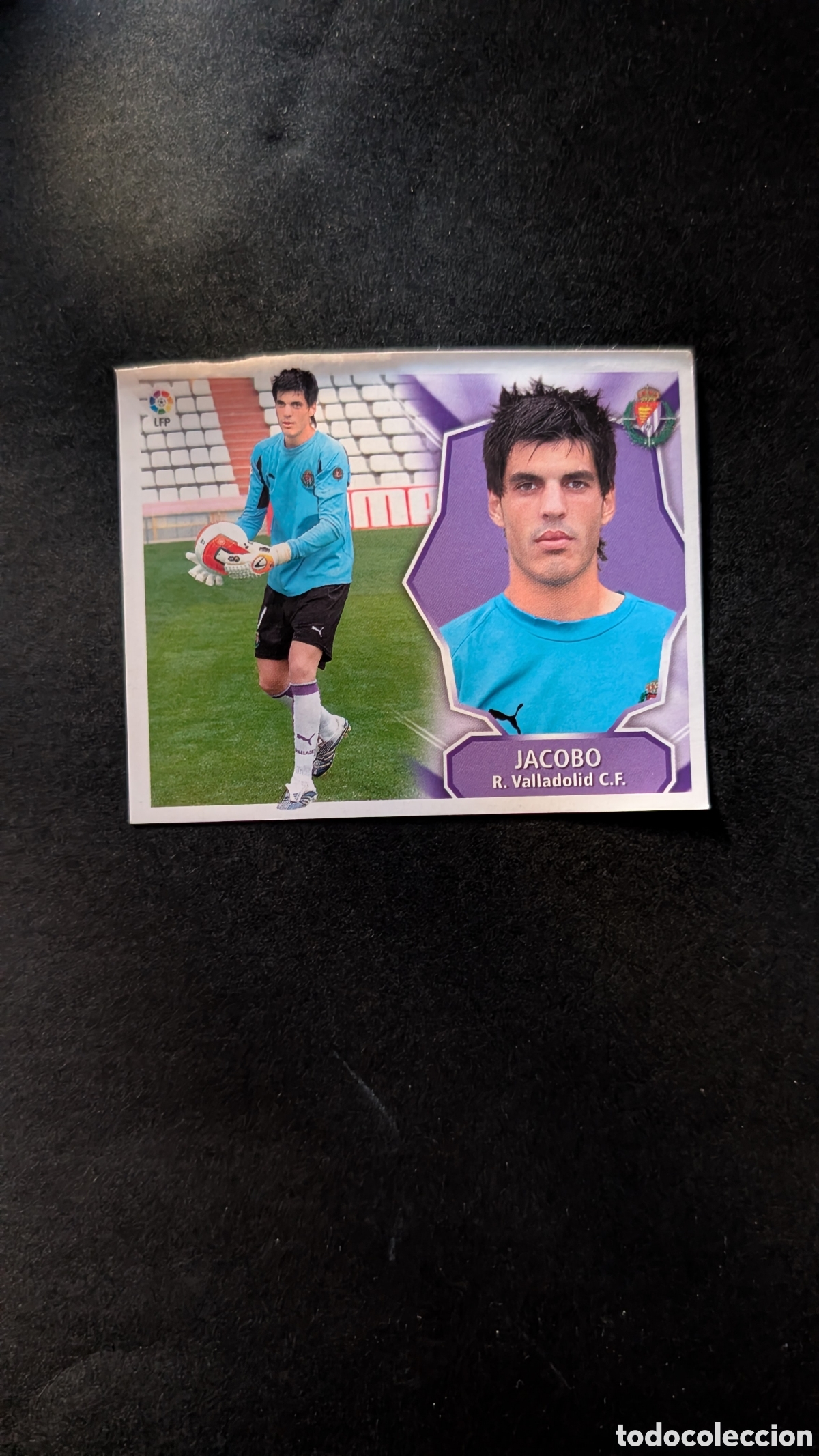 Fu&szlig;ball-Sticker: JACOBO VALLADOLID BAJA LIGA ESTE 2008/09 08 09 VENTANILLA MINIMA