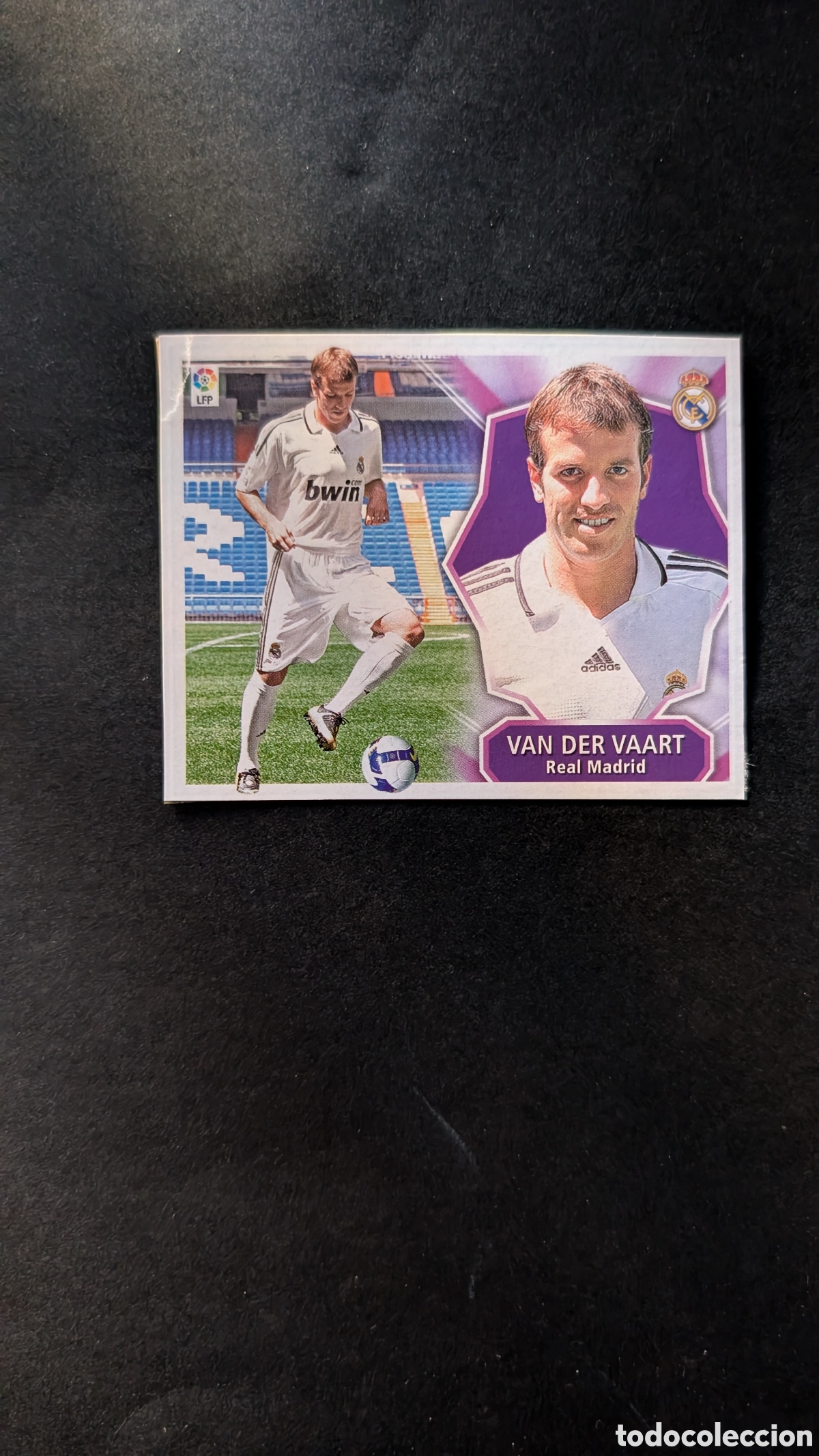 Cromos de f&uacute;tbol: VAN DER VAART REAL MADRID FICHAJE 29 LIGA ESTE 2008/09 08 09 RECORTADO
