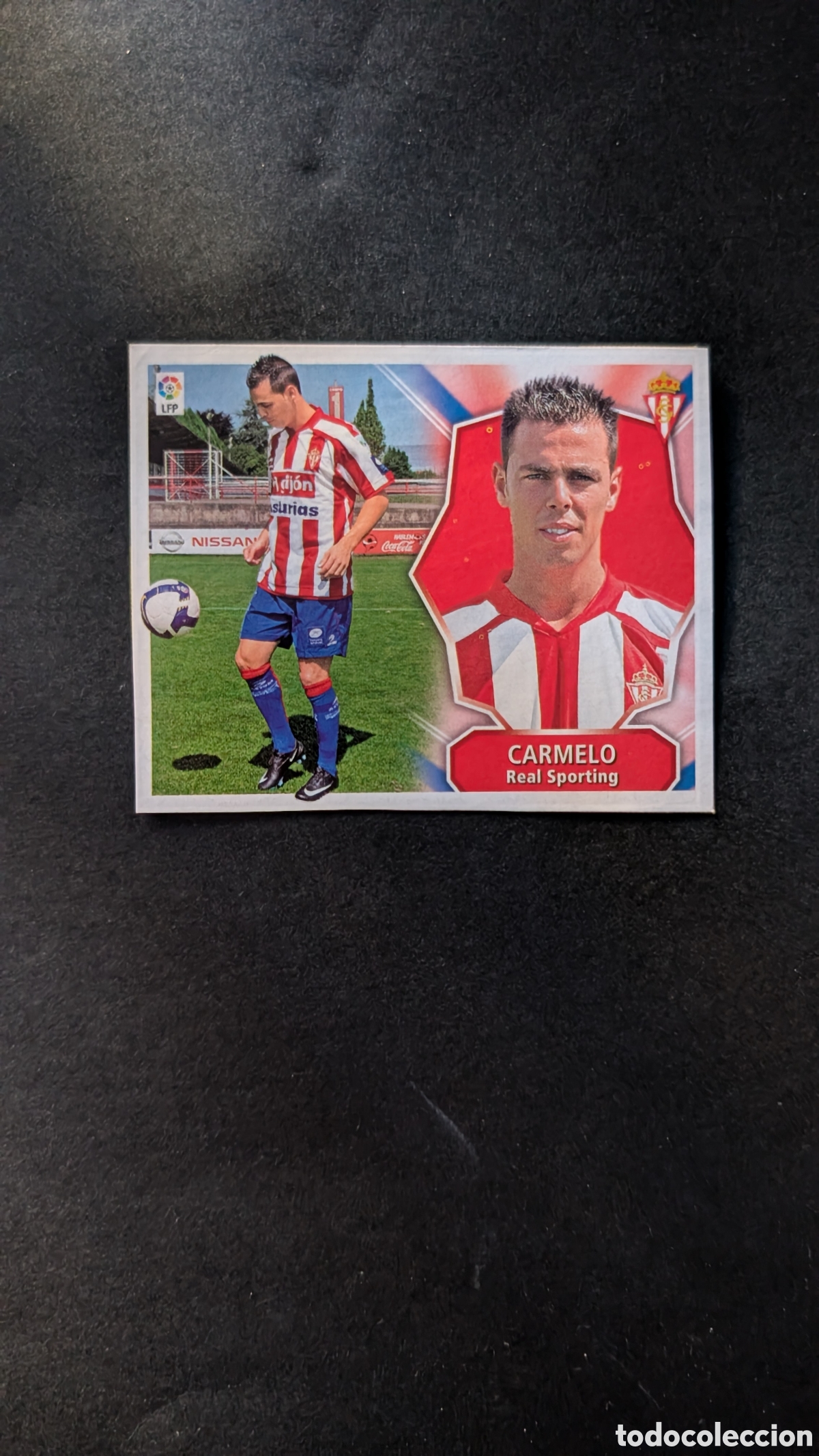 Cromos de f&uacute;tbol: CARMELO SPORTING GIJON FICHAJE 31 LIGA ESTE 2008/09 08 09 RECORTADO