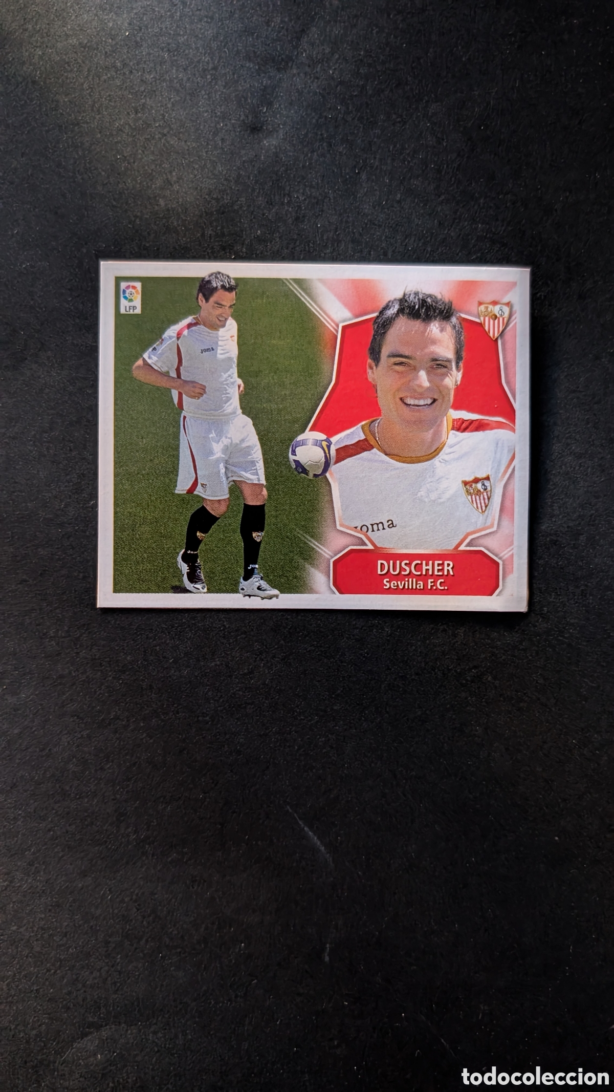 Cromos de f&uacute;tbol: DUSCHER SEVILLA FICHAJE 33 LIGA ESTE 2008/09 08 09 RECORTADO