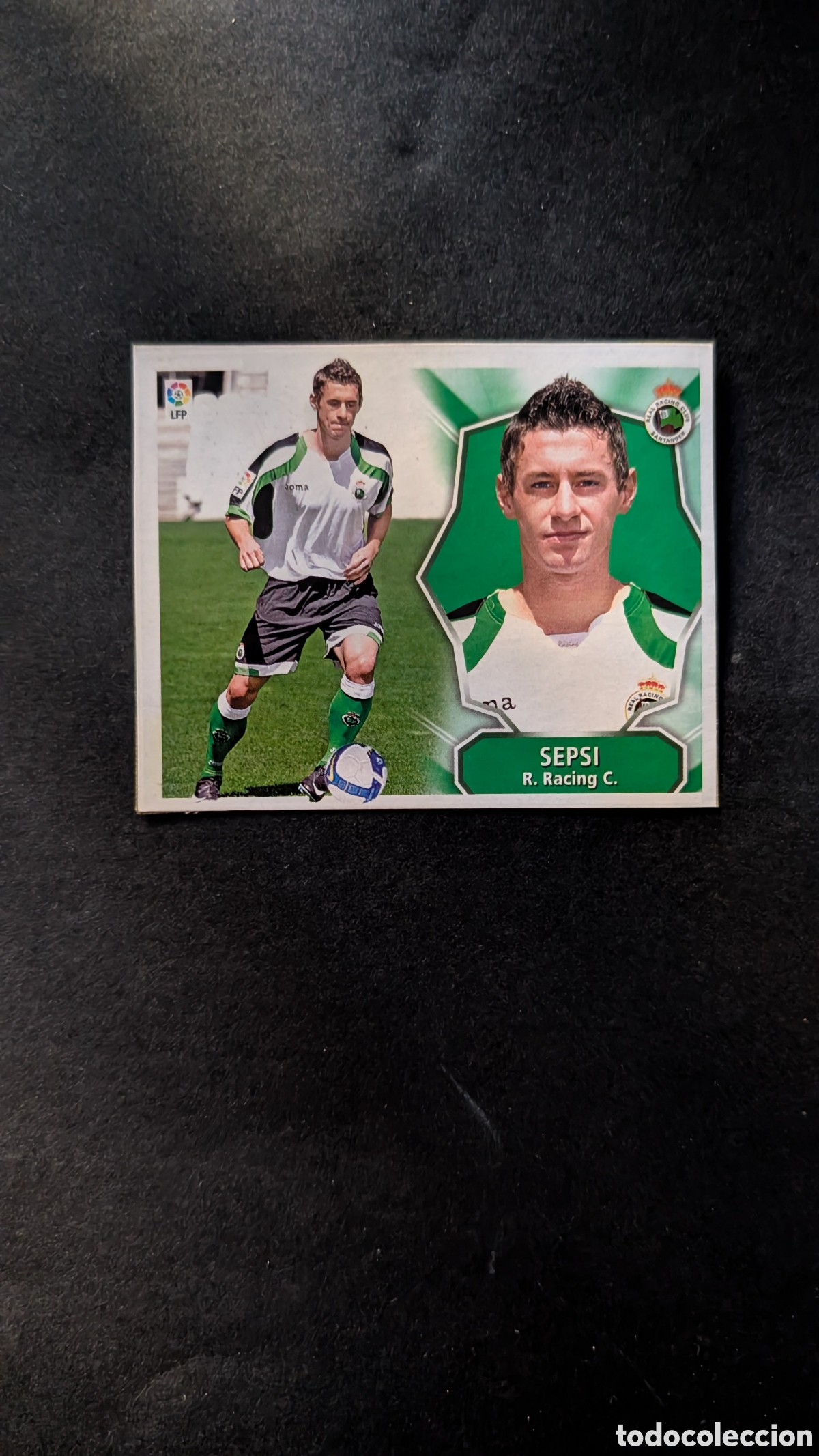 Cromos de f&uacute;tbol: SEPSI RACING SANTANDER FICHAJE 34 LIGA ESTE 2008/09 08 09 RECORTADO