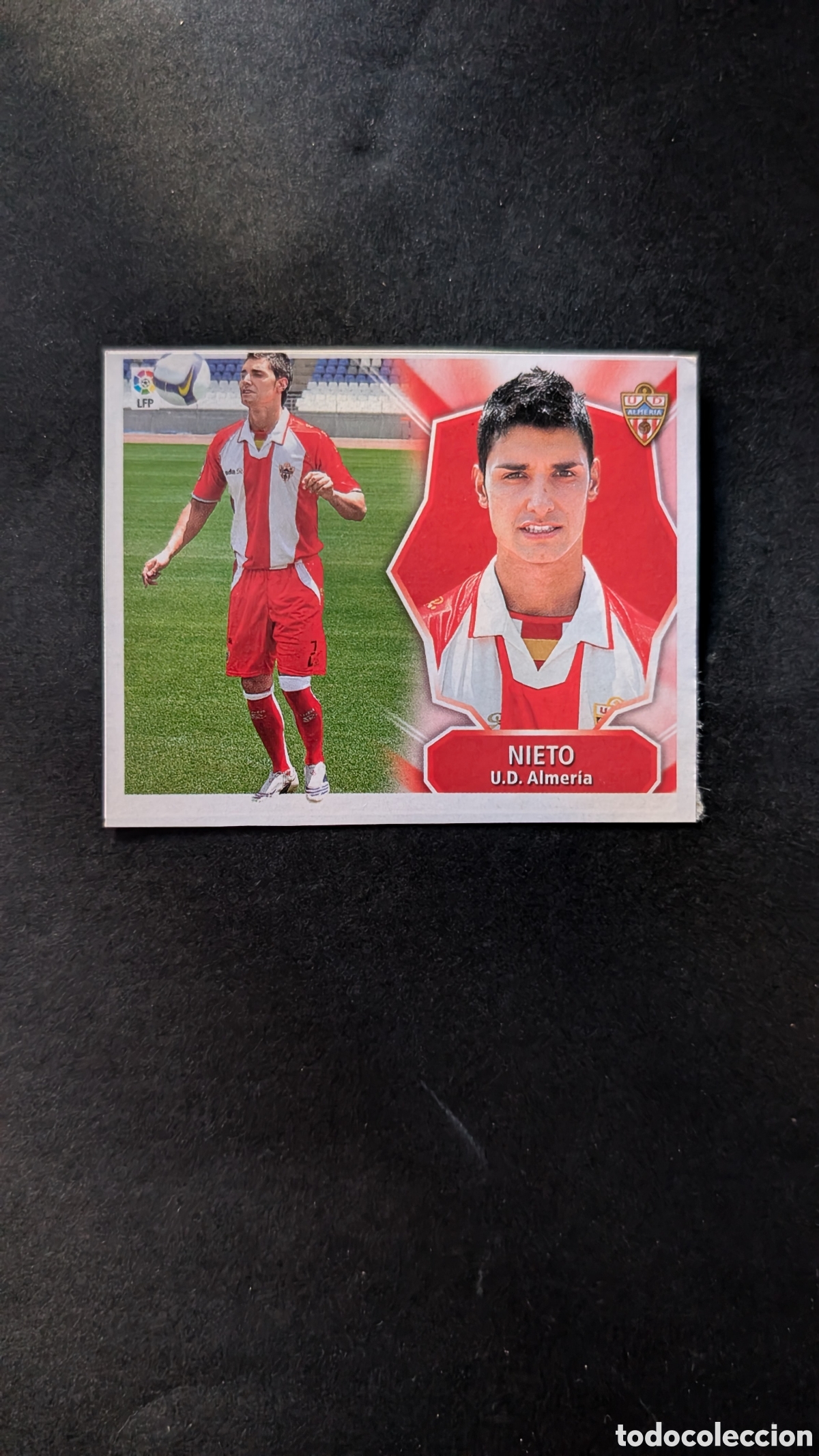 Cromos de f&uacute;tbol: NIETO ALMERIA FICHAJE 35 LIGA ESTE 2008/09 08 09 RECORTADO