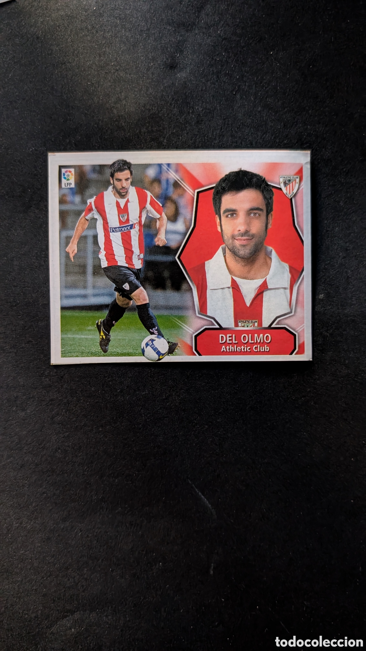 Cromos de f&uacute;tbol: DEL OLMO BILBAO FICHAJE 36 LIGA ESTE 2008/09 08 09 RECORTADO