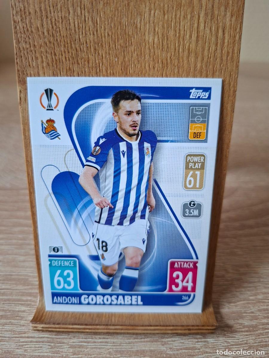 Cromos de f&uacute;tbol: Gorosabel #266 Real Sociedad Topps Match Attax Champions League 2021 2022