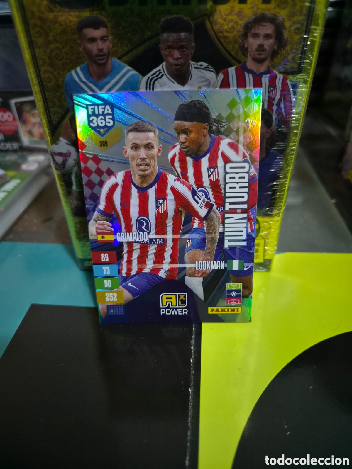 Cromos de f&uacute;tbol: N&deg;305 Twin Turbo Grimaldo-Lookman FIFA 365 2027