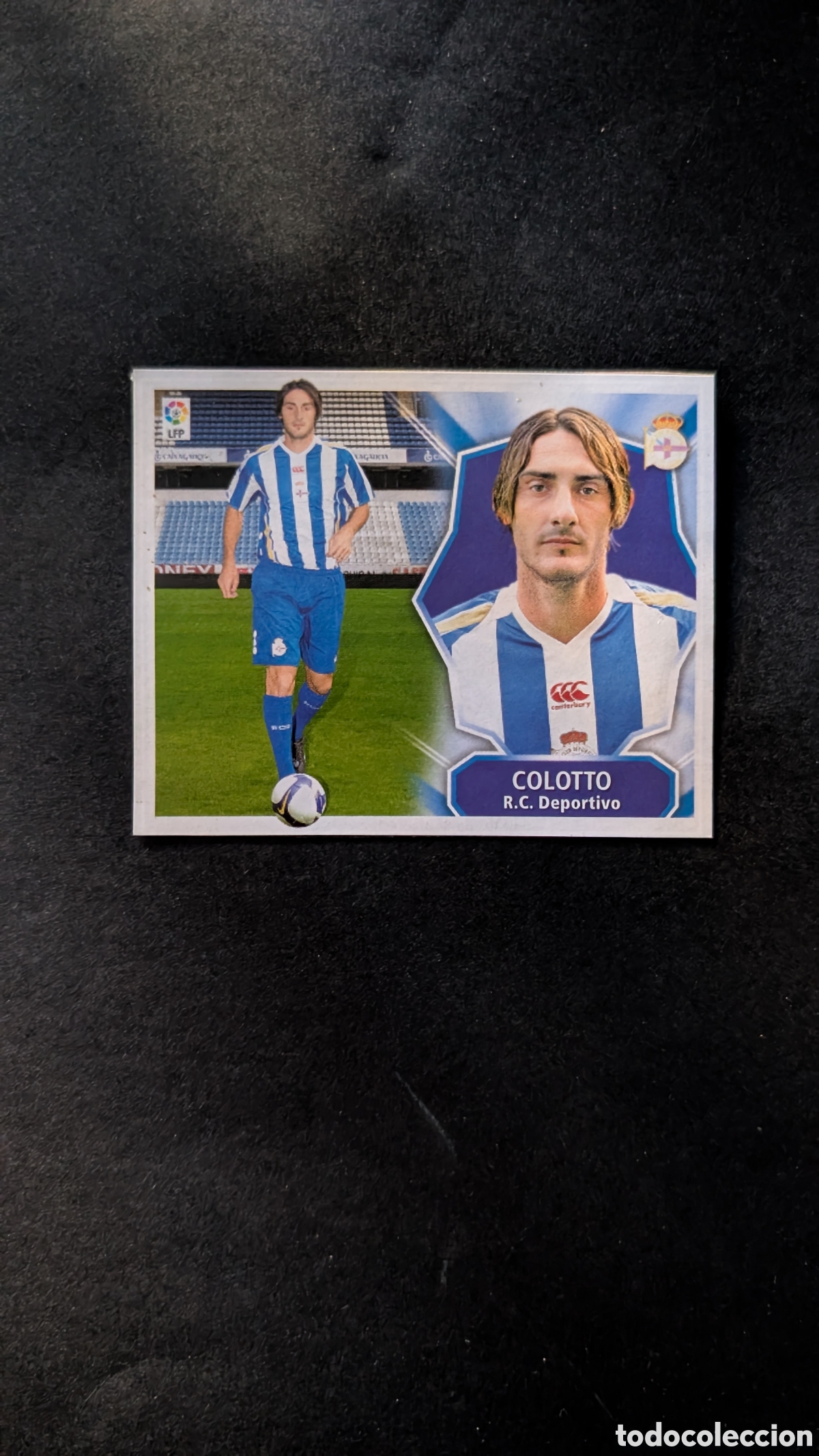Cromos de f&uacute;tbol: COLOTTO DEPORTIVO FICHAJE 55 LIGA ESTE 2008/09 08 09 RECORTADO