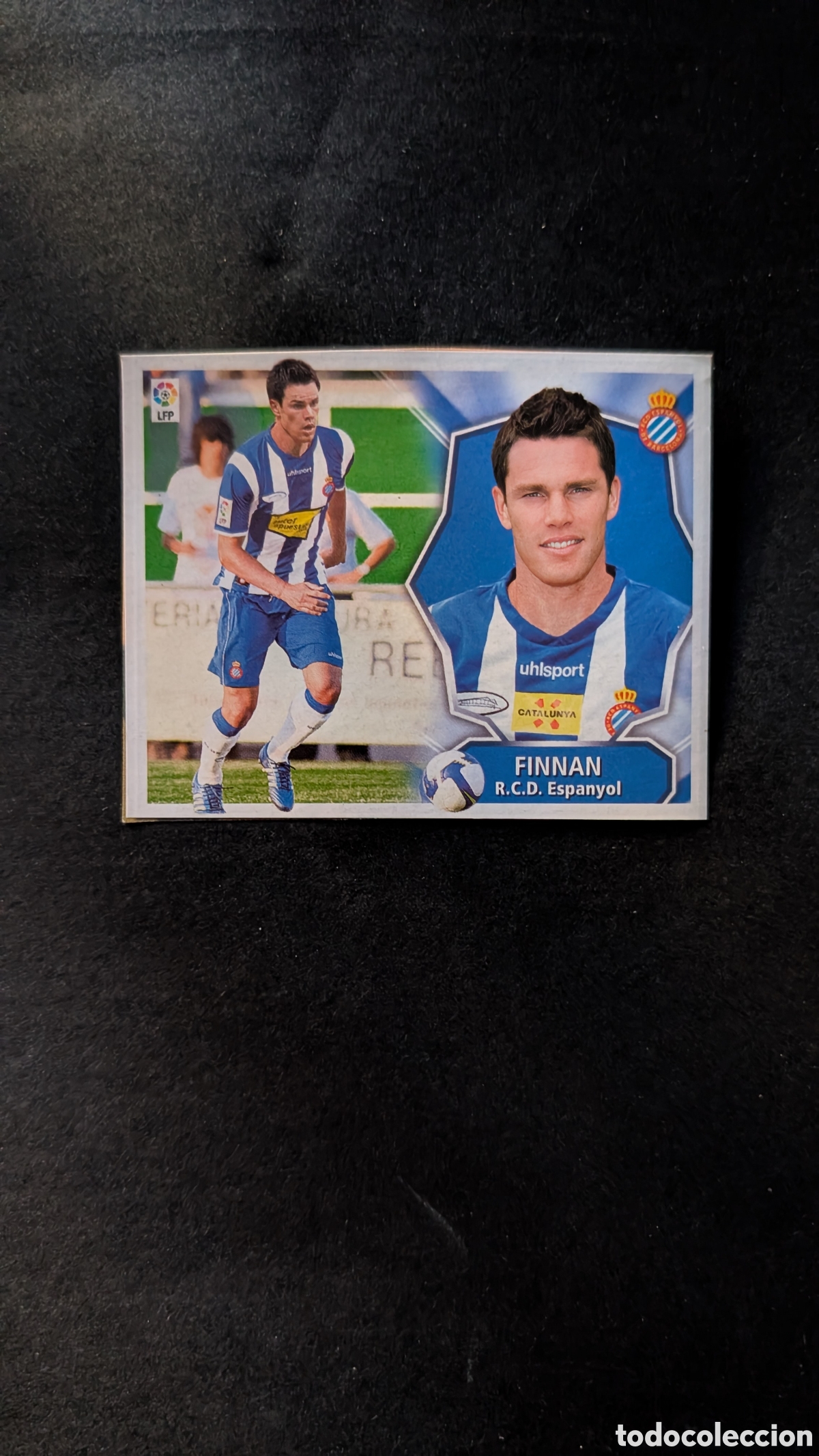 Cromos de f&uacute;tbol: FINNAN ESPANYOL FICHAJE 60 LIGA ESTE 2008/09 08 09 RECORTADO