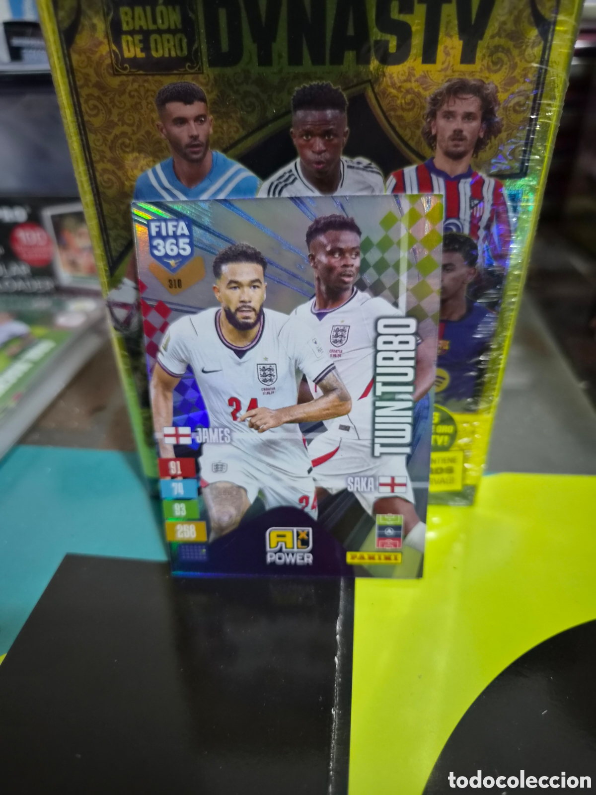 Cromos de f&uacute;tbol: N&deg;310 Twin Turbo James-Saka FIFA 365 2027