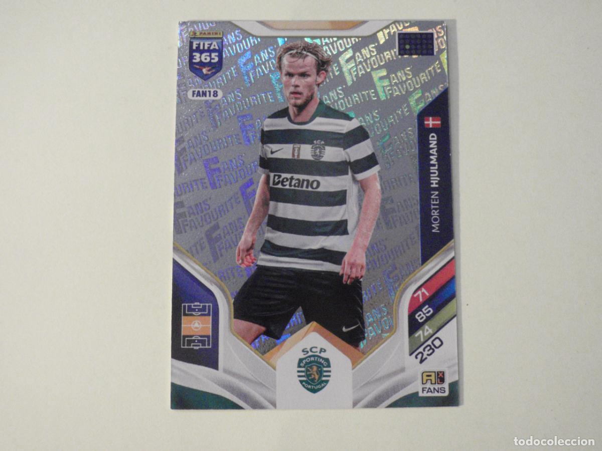 Cromos de f&uacute;tbol: Cromo FAN 18 HJULMAND Sporting. Trading Card ADRENALYN XL FIFA 365. 2025 2026 PANINI 25 26