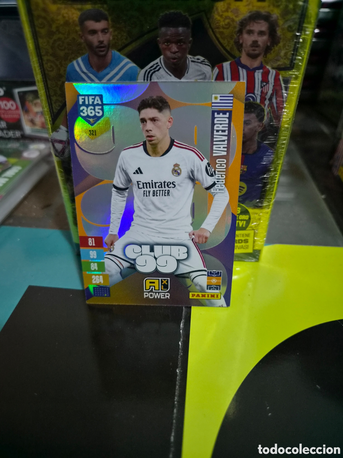 Cromos de f&uacute;tbol: N&deg;321 Club99 Valverde FIFA 365 2027