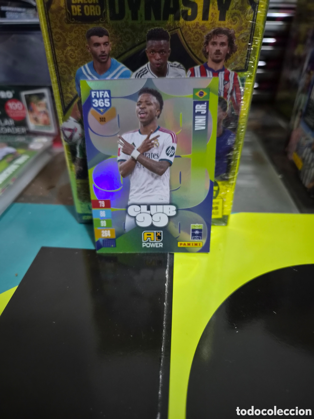Cromos de f&uacute;tbol: N&deg;322 Club99 Vini Jr. FIFA 365 2027