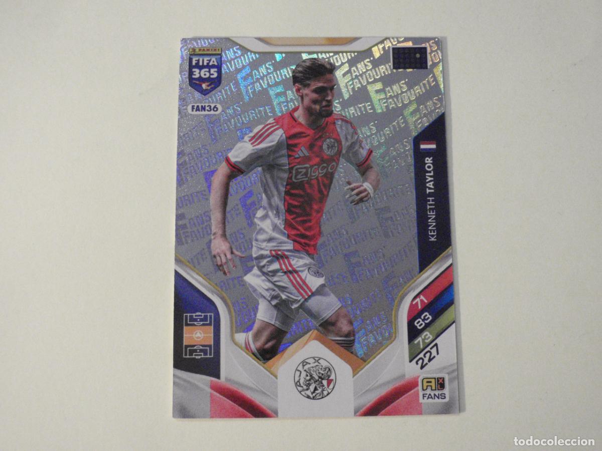 Cromos de f&uacute;tbol: Cromo FAN 36 TAYLOR Ajax. Trading Card ADRENALYN XL FIFA 365. 2025 2026 PANINI 25 26