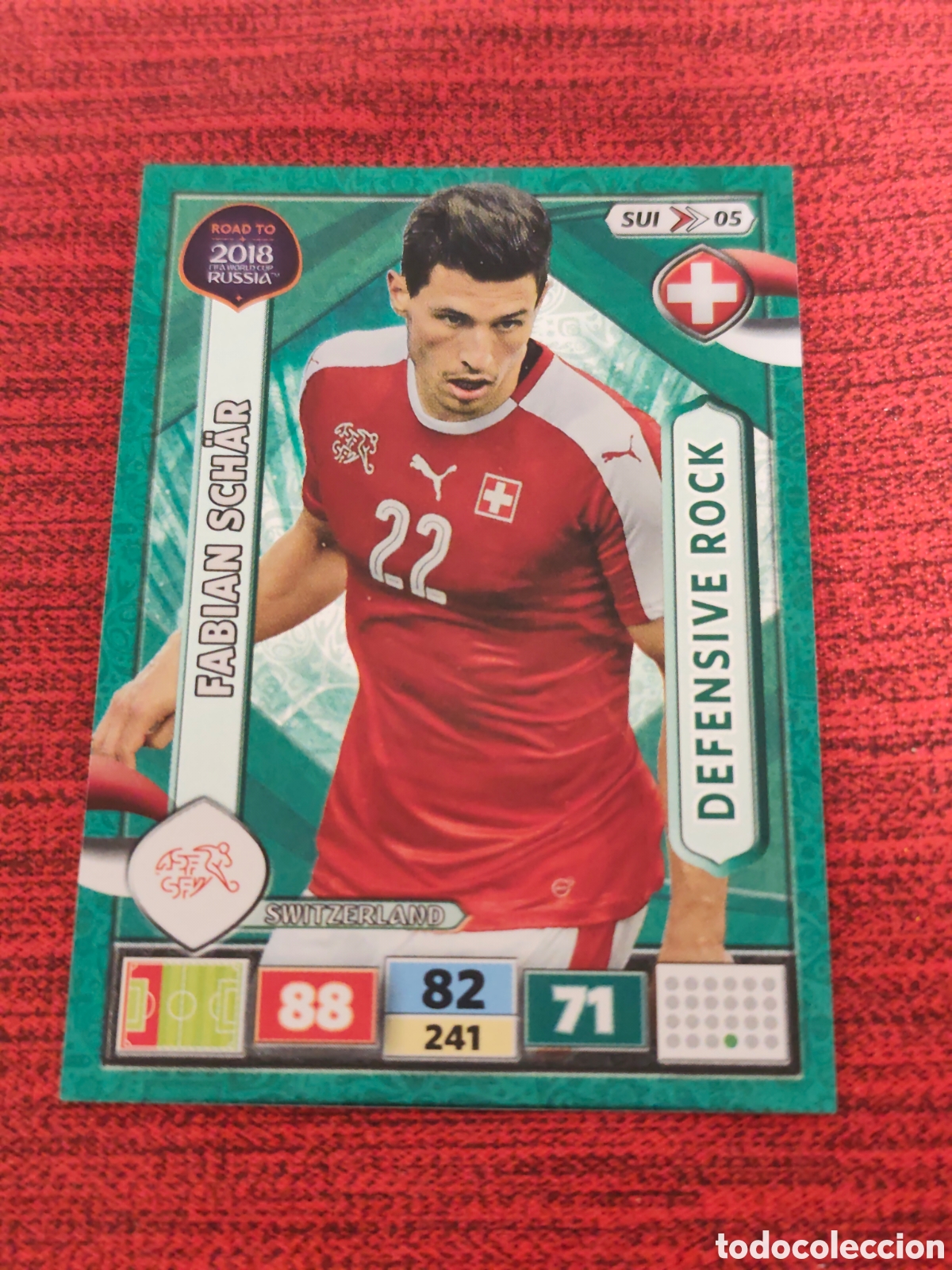 Cromos de f&uacute;tbol: SUI_05 SCH&Auml;R SUIZA ADRENALYN XL ROAD TO RUSSIA 2018