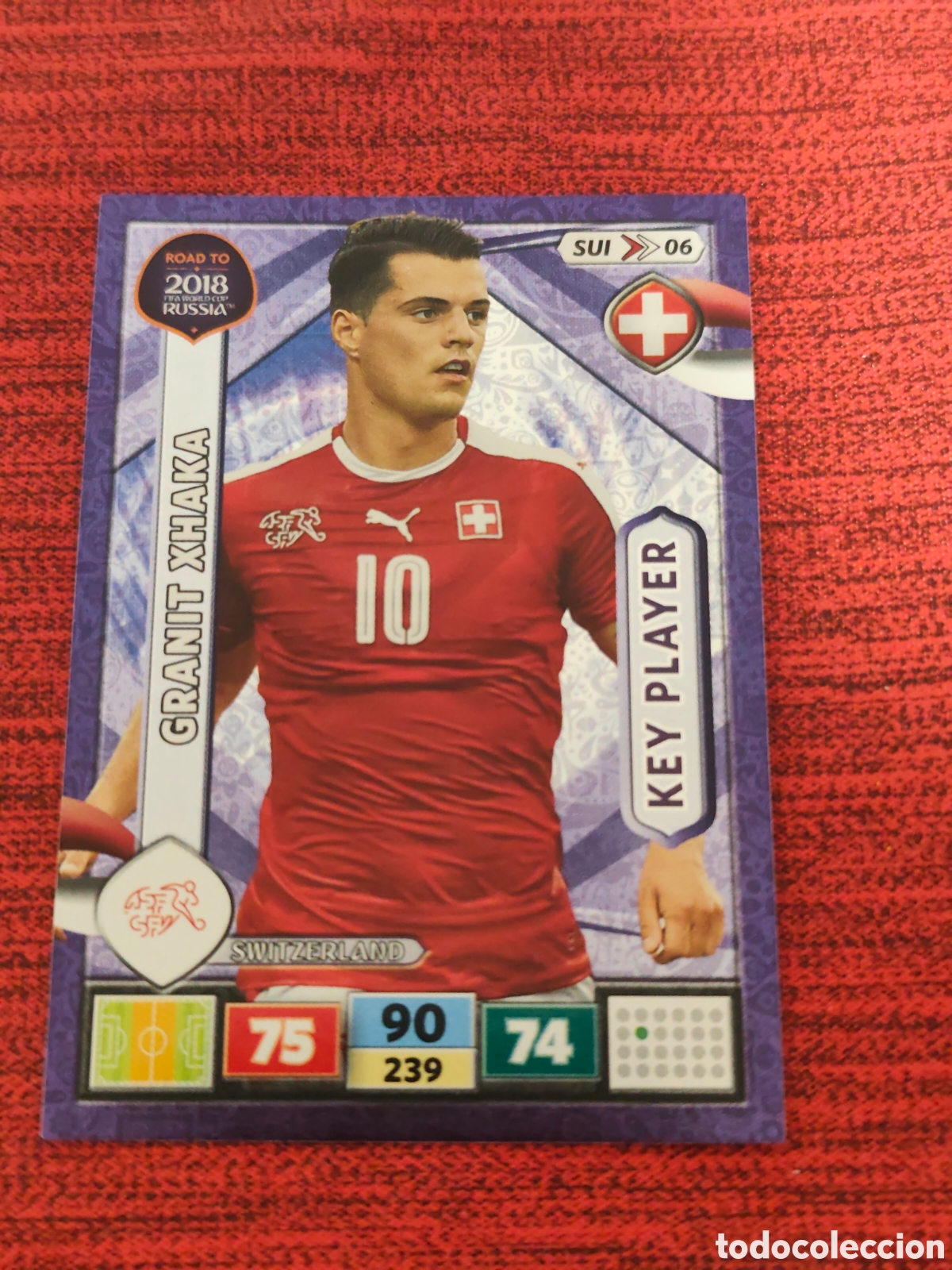 Cromos de f&uacute;tbol: SUI_06 XHAKA SUIZA ADRENALYN XL ROAD TO RUSSIA 2018