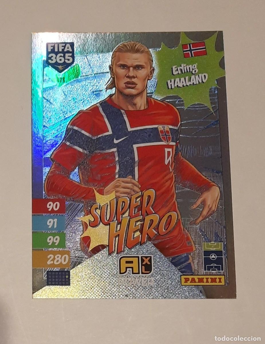 Cromos de f&uacute;tbol: Erling Haaland Super Hero Fifa 365 2027