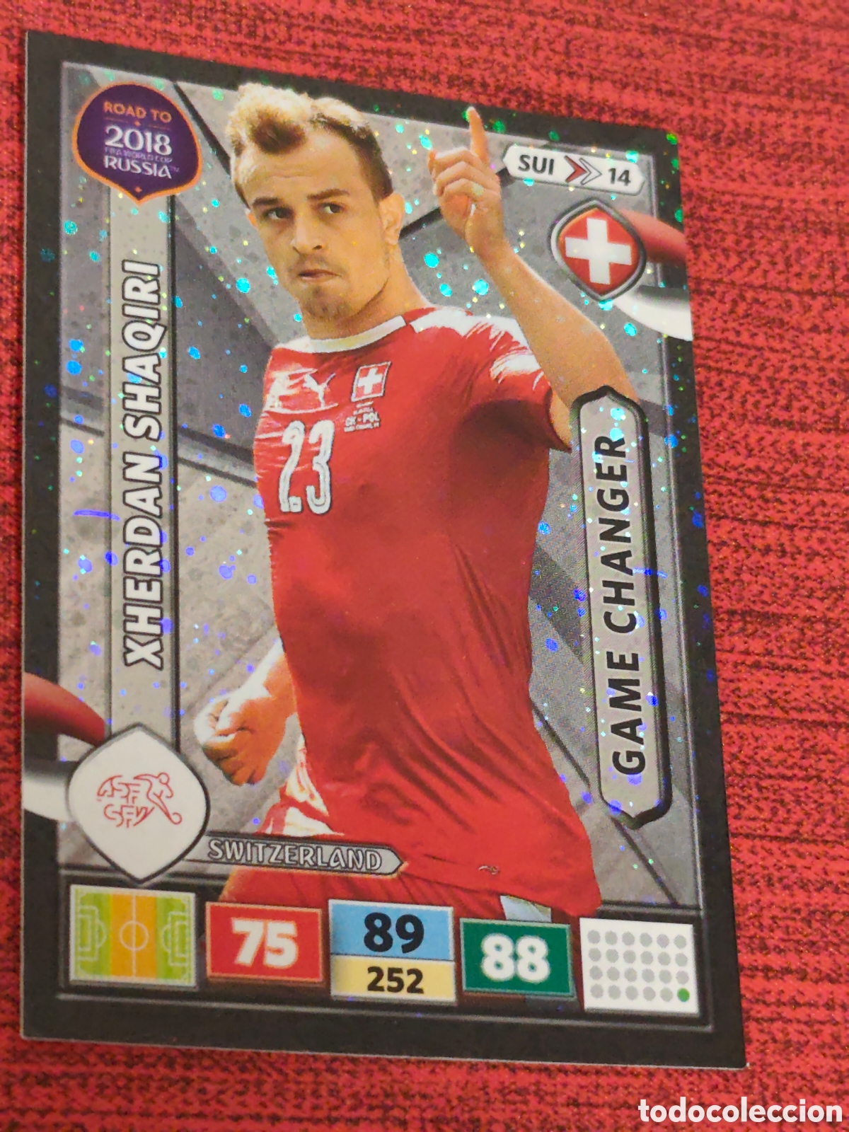 Cromos de f&uacute;tbol: SUI_14 SHAQIRI SUIZA ADRENALYN XL ROAD TO RUSSIA 2018