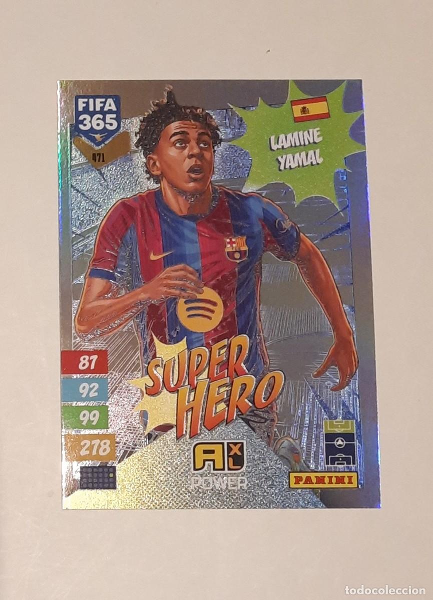 Cromos de f&uacute;tbol: Lamine Yamal Super Hero Fifa 365 2027