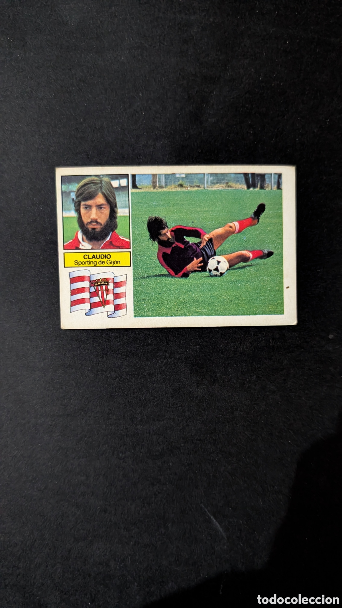 Cromos de f&uacute;tbol: CLAUDIO SPORTING GIJON BAJA LIGA ESTE 1982/83 82 83 NUNCA PEGADO SIN PEGAR
