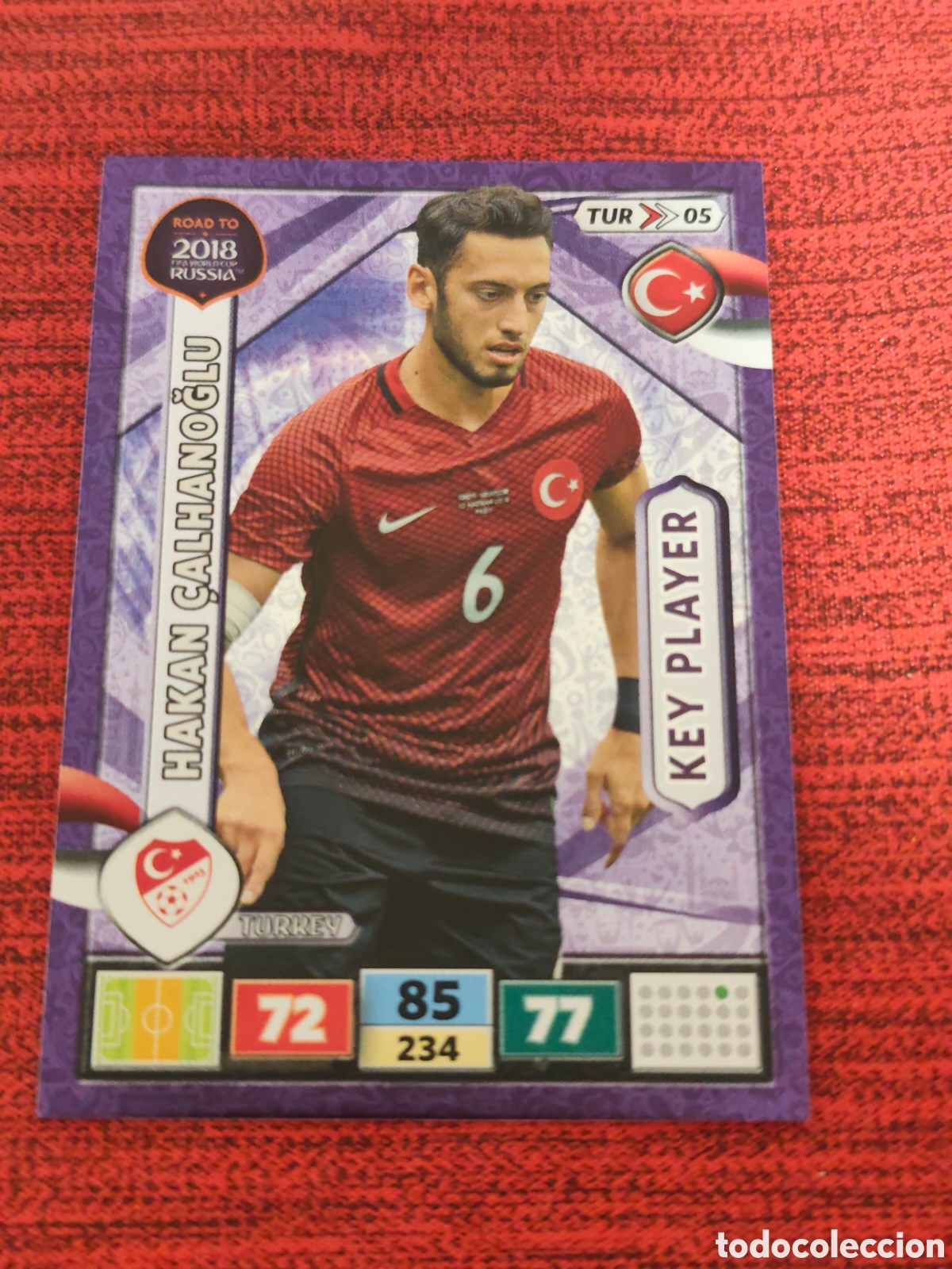 Cromos de f&uacute;tbol: TUR_05 &Ccedil;ALHANOGLU TURQU&Iacute;A ADRENALYN XL ROAD TO RUSSIA 2018